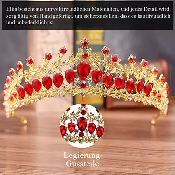 Cbei Diadem Diadem Braut-Diadem Krone Strass Tiara Krone Kristall Hochzeit Stirnba