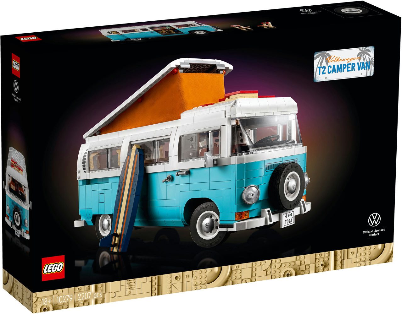 LEGO® Icons: 10279 - Creator Expert - VW Volkswagen T2 Campingbus Konstruktionsspielsteine