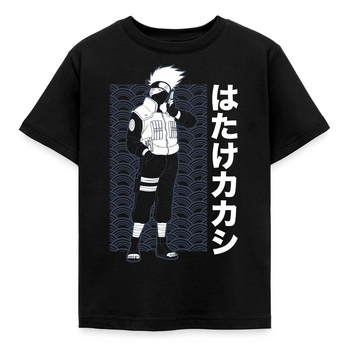 Spreadshirt T-Shirt Naruto Cooles Design Mit Kakashi Kinder T-Shirt (1-tlg)