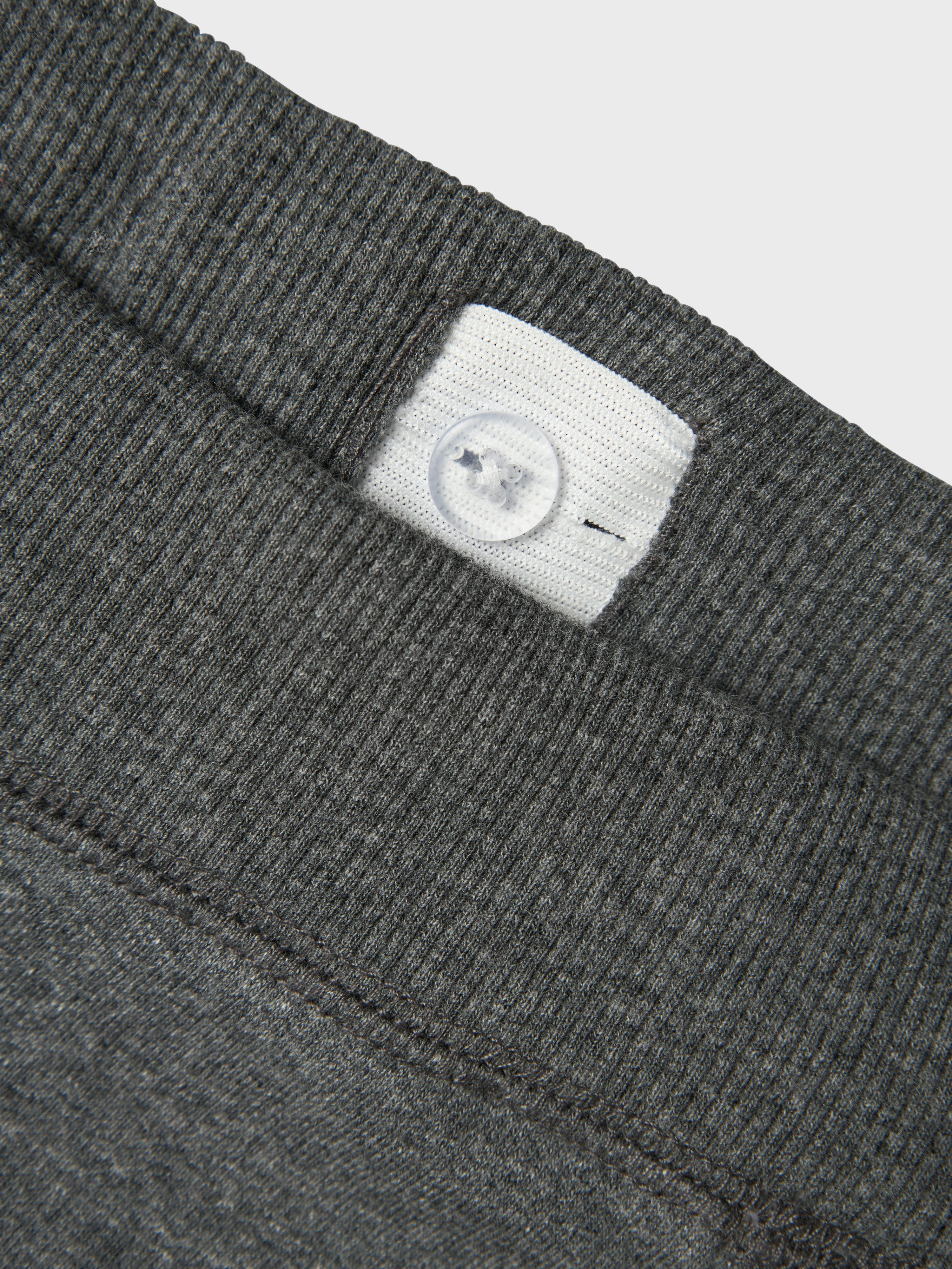 Name It Sweathose NKMSWEAT – Jogger mit verstellbarem Bund und Rippbündchen unifarben, casual, regular fit, angeraute Sweatware