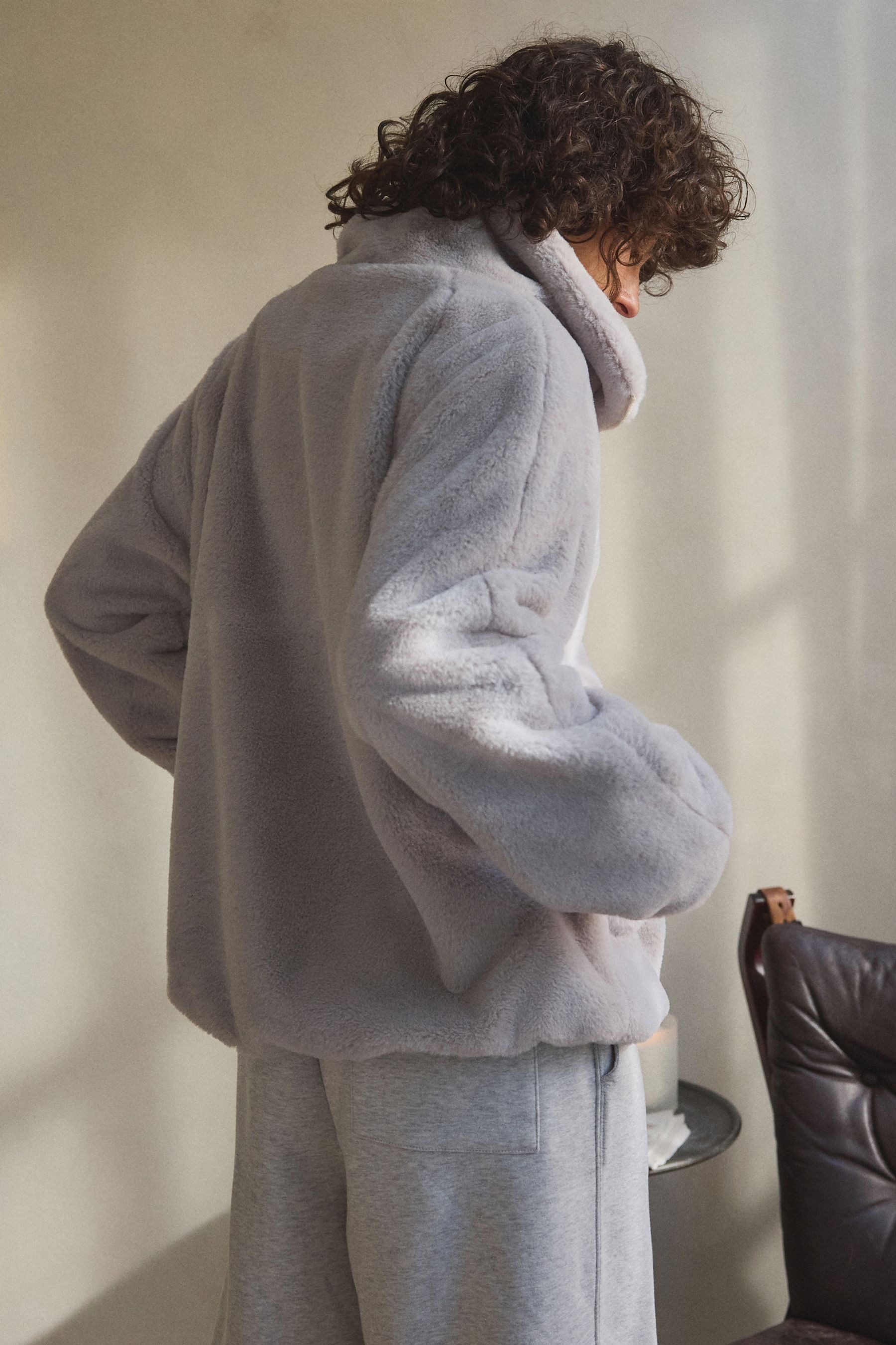 Next Fleecejacke Oberteil aus Kunstfell mit günstig online kaufen