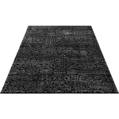 Teppich Dilani, Home affaire, rechteckig, Höhe: 12 mm, Vintage, dezenter Glanz, Hoch-Tief-Struktur, Schrumpf Carving-Effekt