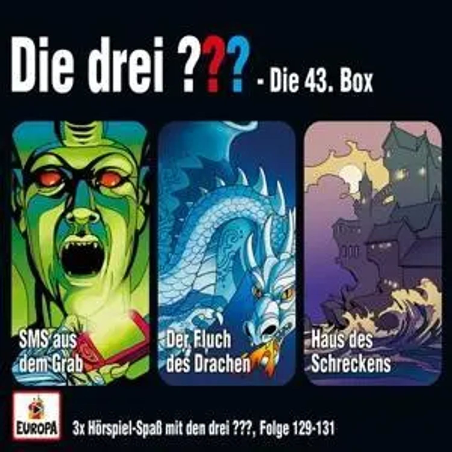 Hörspiel Die drei ??? - 3er Box 43 (Folgen 129, 130, 131)