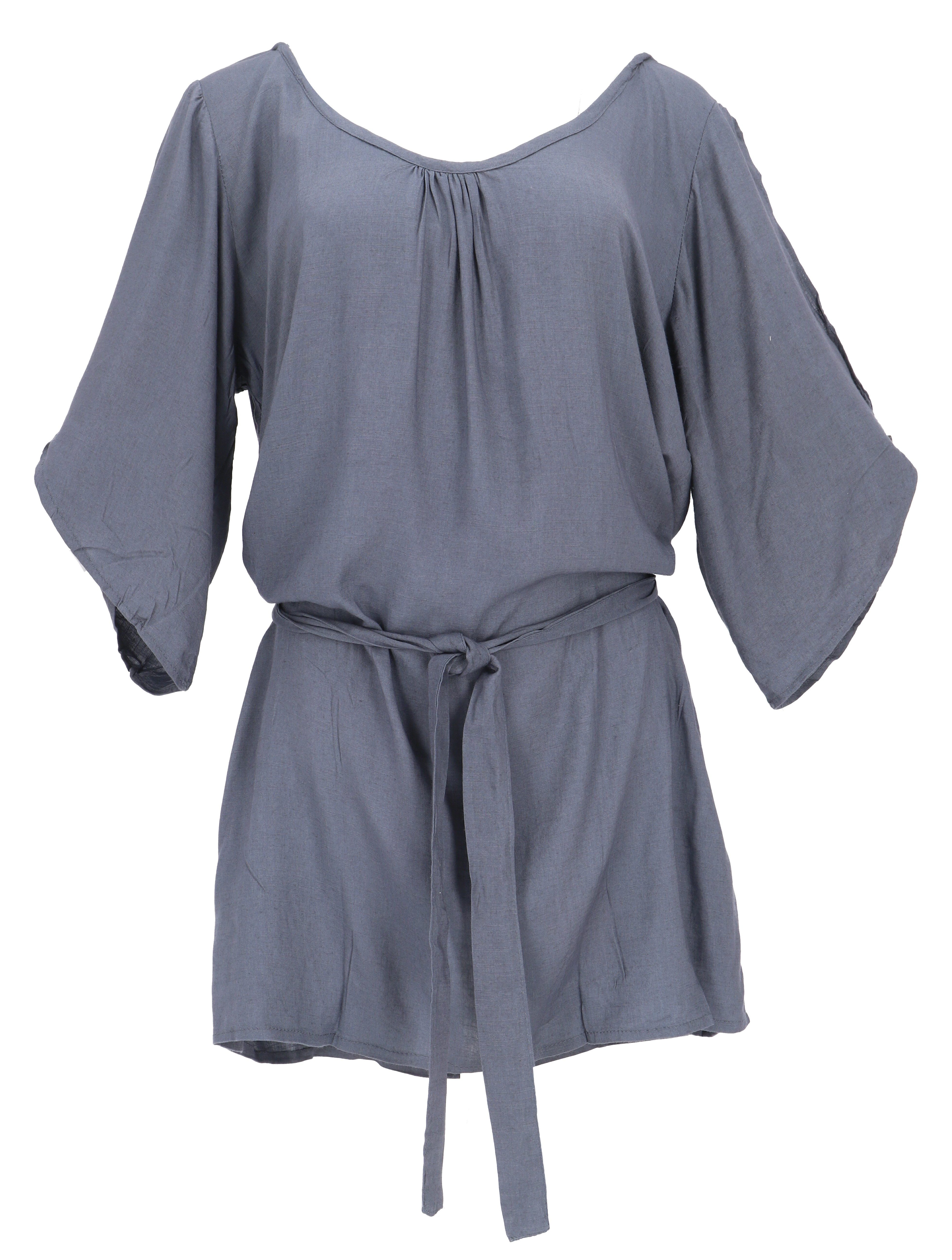 Guru-Shop Longbluse Luftige Maxitunika, Boho Sommertunika,.. günstig online kaufen