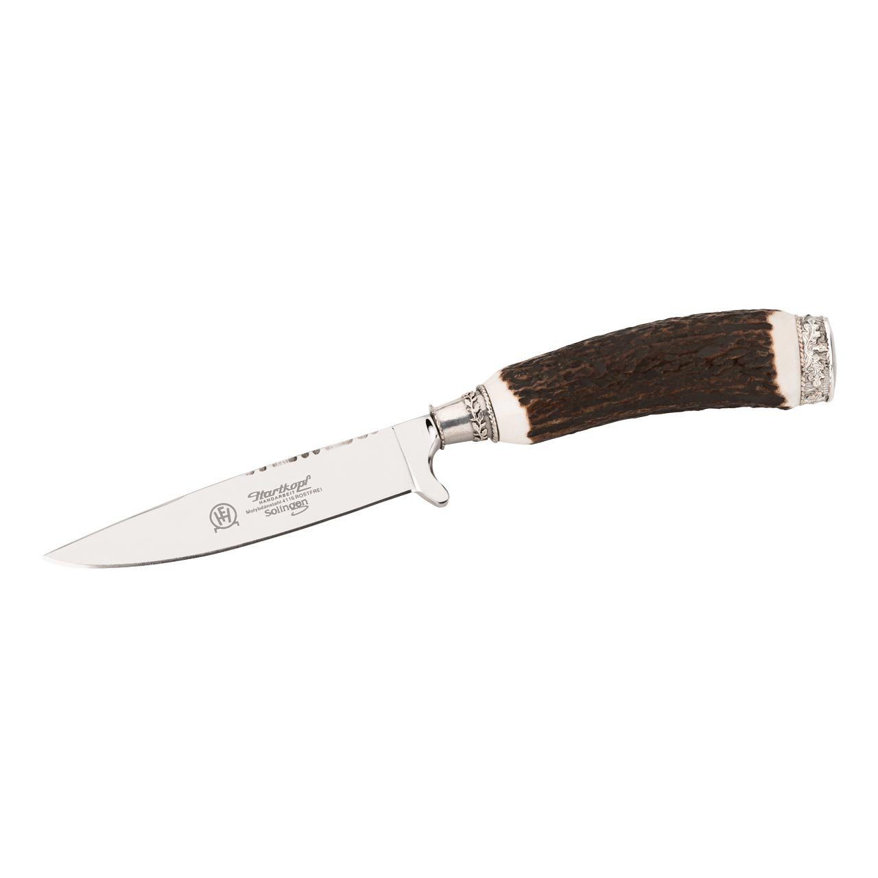 Hartkopf Universalmesser, Hartkopf-Solingen Stilett-Messer Hirschhorn