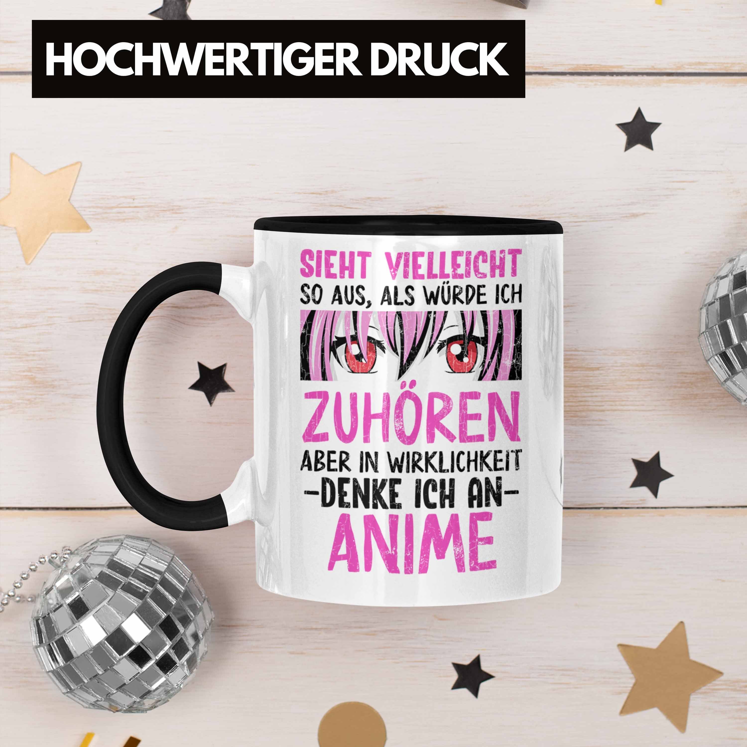 Kaffeetasse Anme Fan Dir Würde Trendation Zuhören Schwarz Geschenke Spruch Aus Ich Sieht Tasse Geschenk Deko So Als - Trendation Anime Tasse