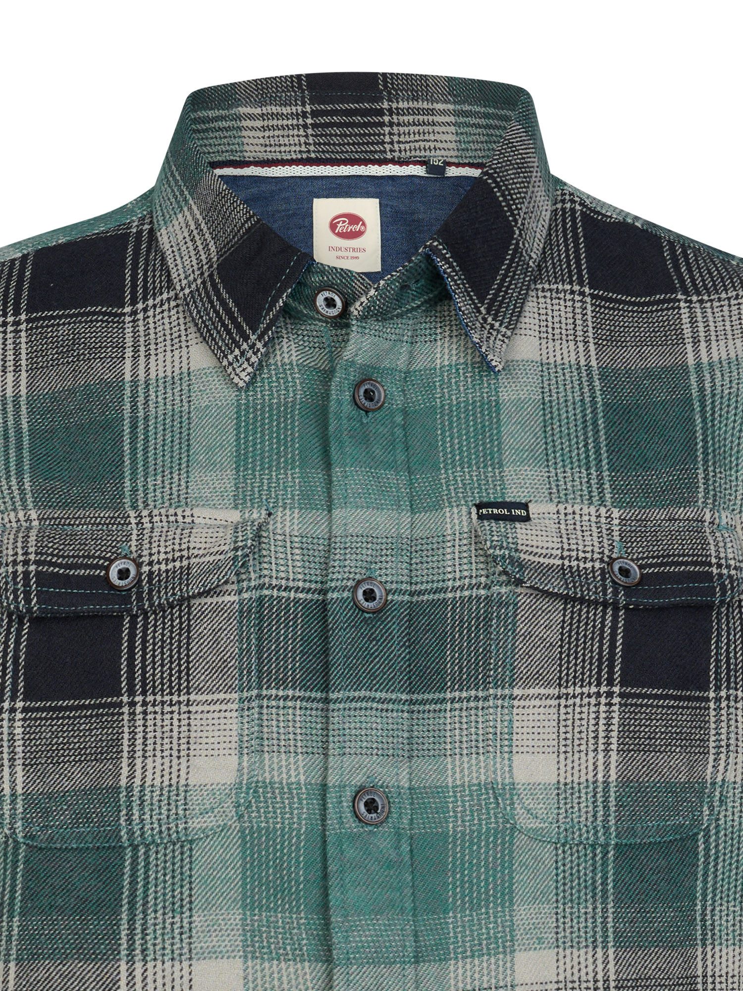 Petrol Industries Langarmhemd Ironhaven Regular Fit