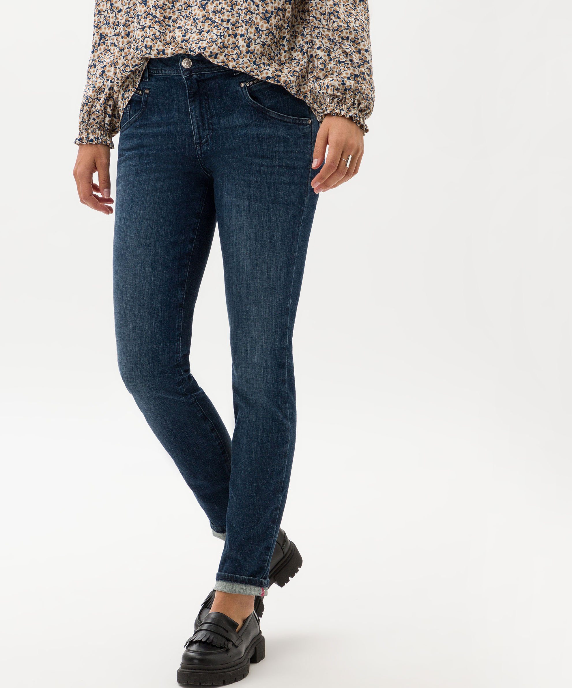 Brax Slim-fit-Jeans Five-Pocket-Jeans in Vintage Denim