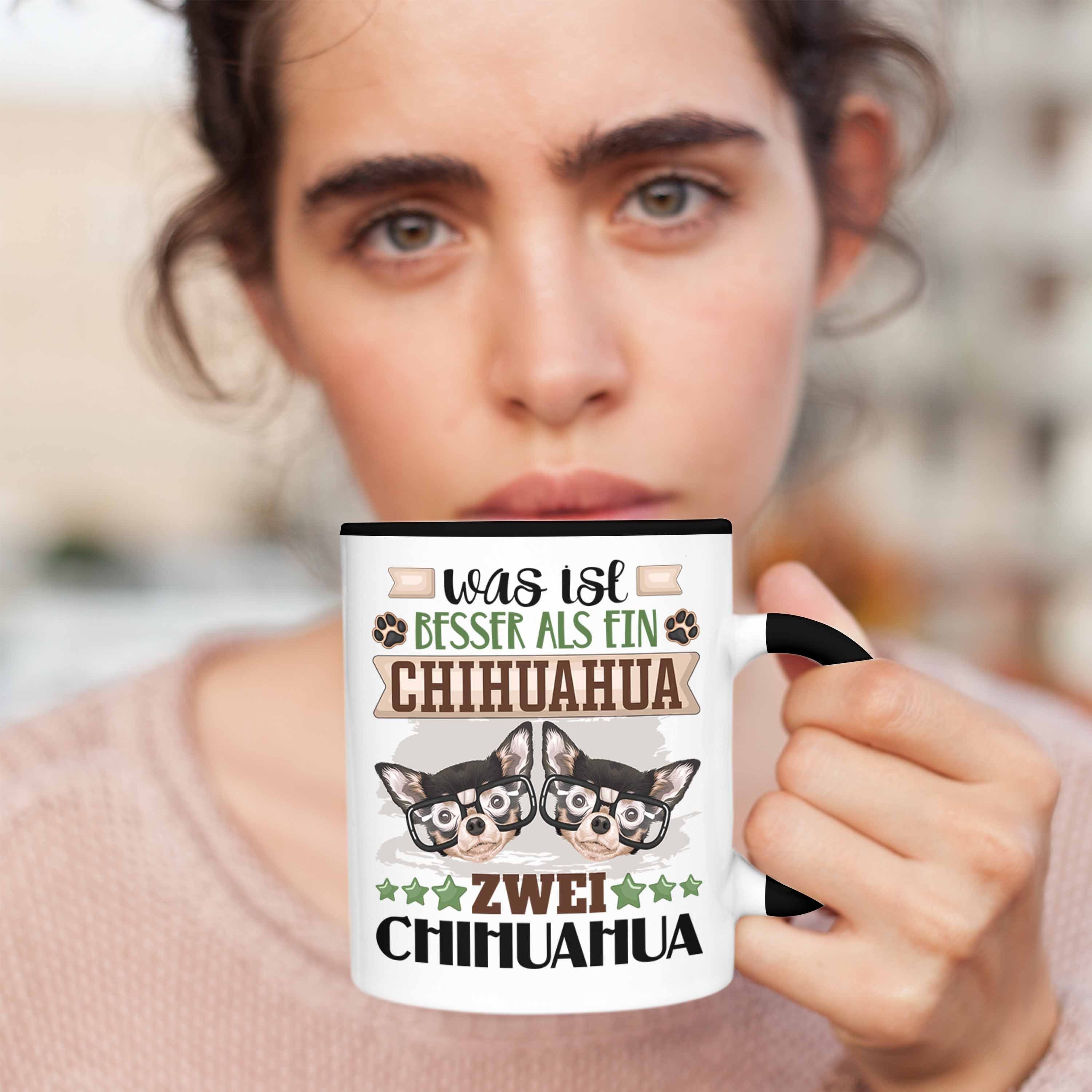 Geschenk Was Chihuahua Besitzer Schwarz Lustiger Tasse Geschenkidee Tasse Trendation Ist Spruch