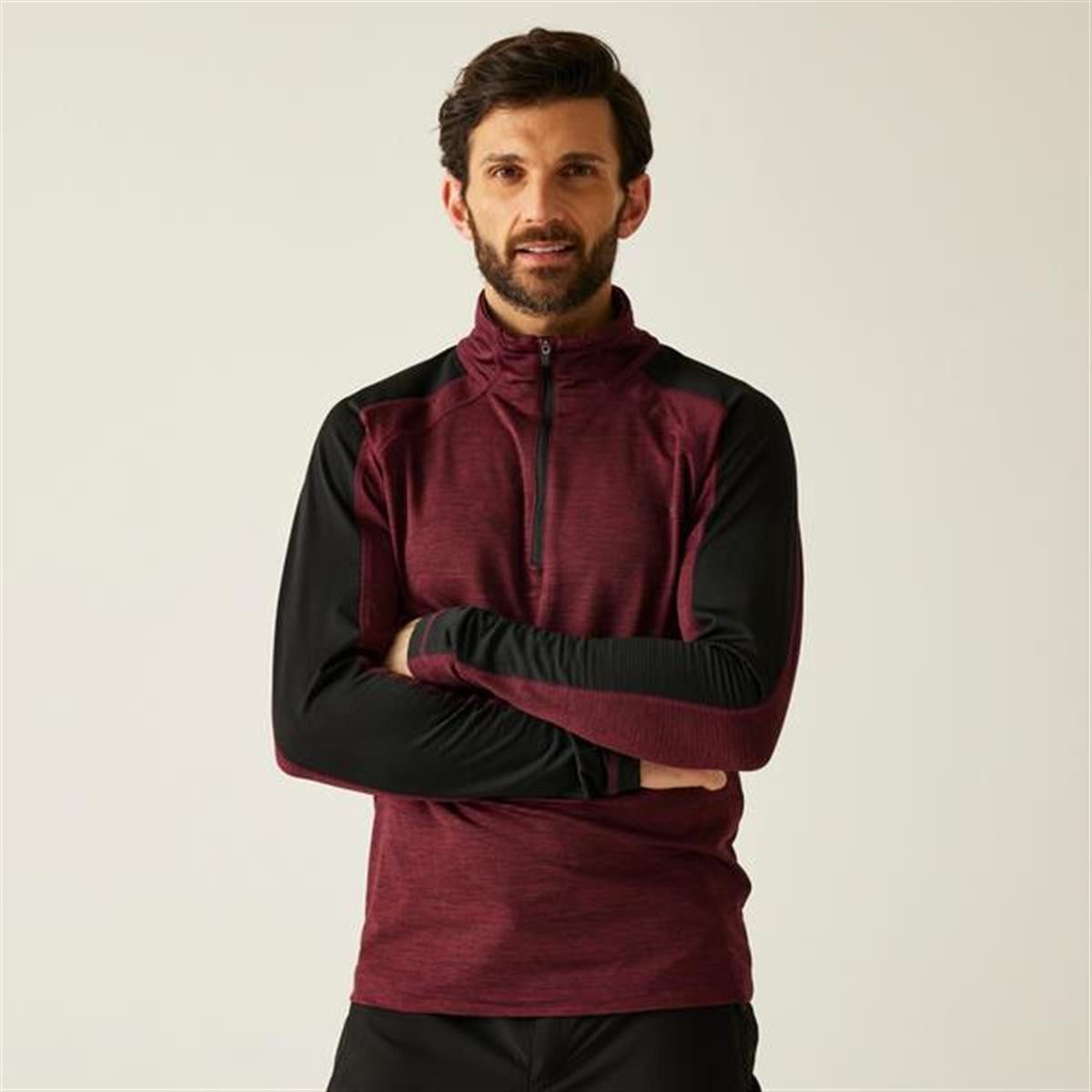 Regatta Fleecepullover Herren Fleece Jacke Halfzip - Hepley