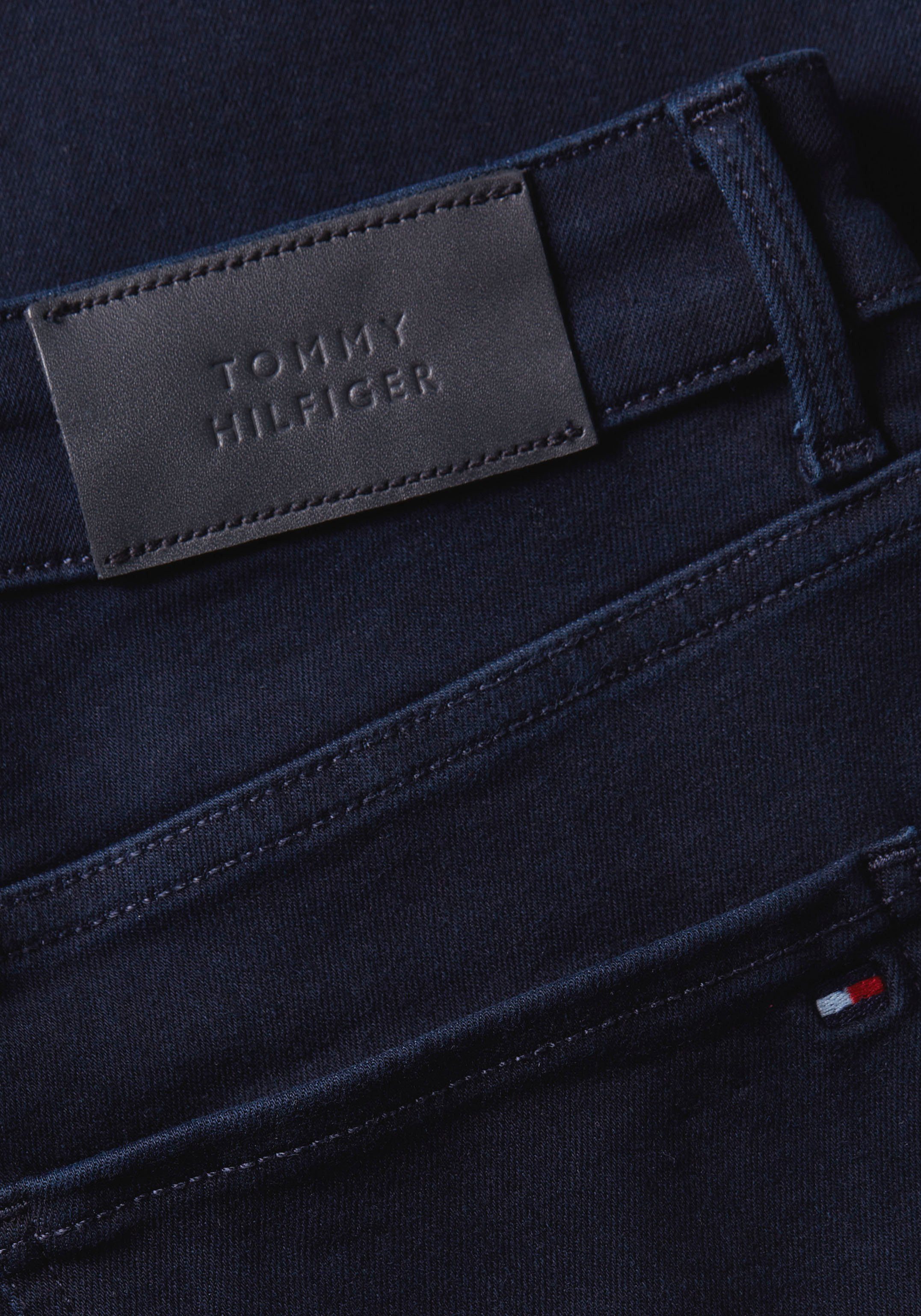 HARLEM HW Tommy Skinny-fit-Jeans U Logo-Badge Hilfiger mit Hilfiger SKINNY TH Bea Tommy FLEX