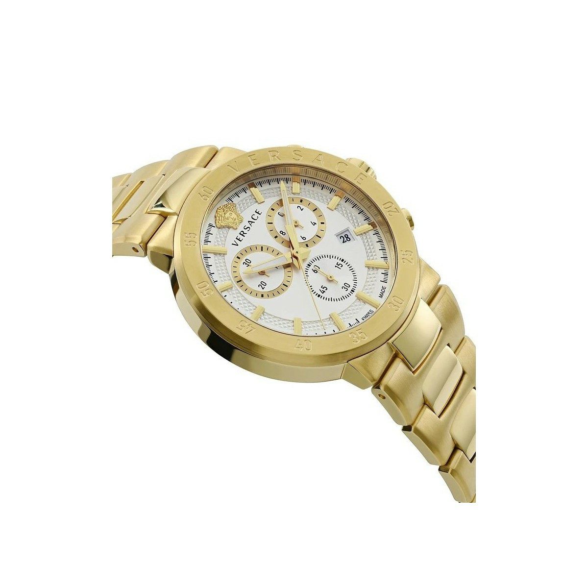 Versace Chronograph Chronograph für Herren, (1-tlg., Armbanduhr)