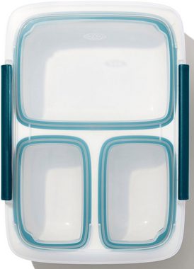 OXO Good Grips Lunchbox Prep and Go, Kunststoff, Silikon, (1-tlg), zweiteilig, 970 ml