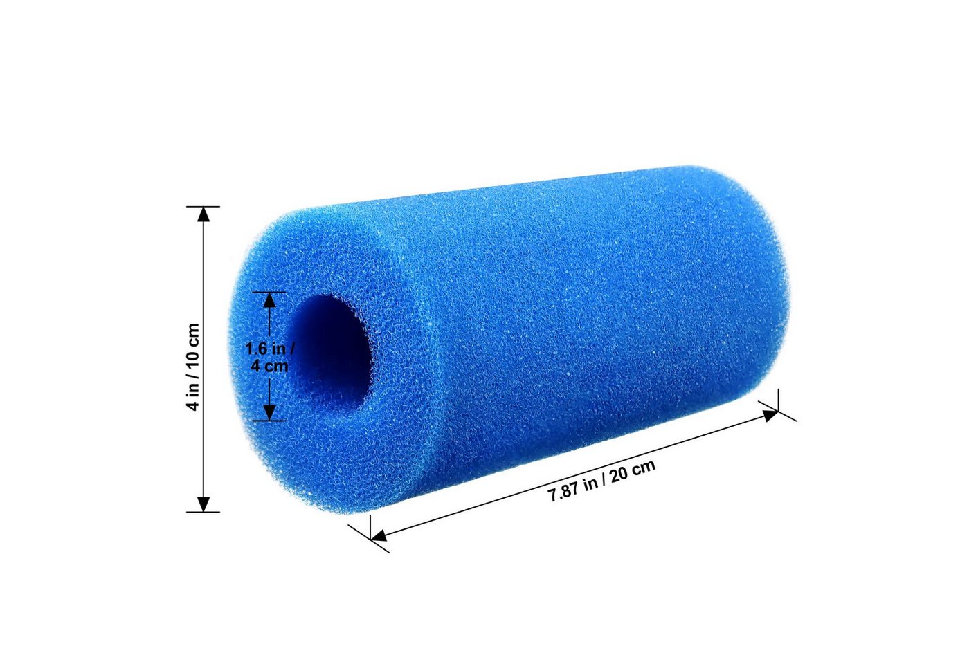 Thumbnail - BlingBin Aquariumfilter Filterschwamm Schwimmbad Filter Schwamm Schaumstoff-Pool-Filterpatrone (1er Set, 6 St., 6 Stück)...