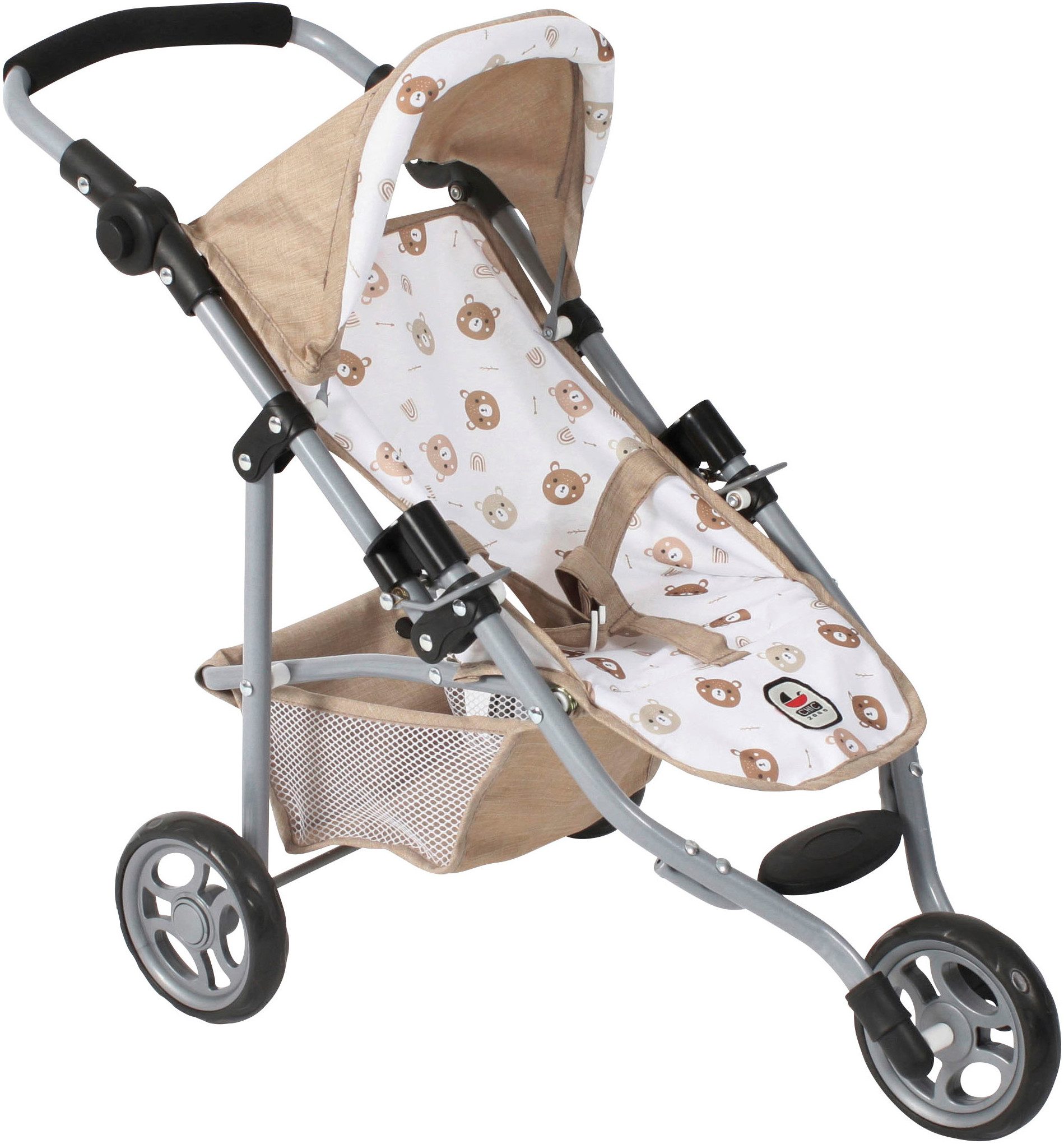 CHIC2000 Puppenbuggy Jogging-Buggy Lola, Bärchen, mit klappbarem Verdeck