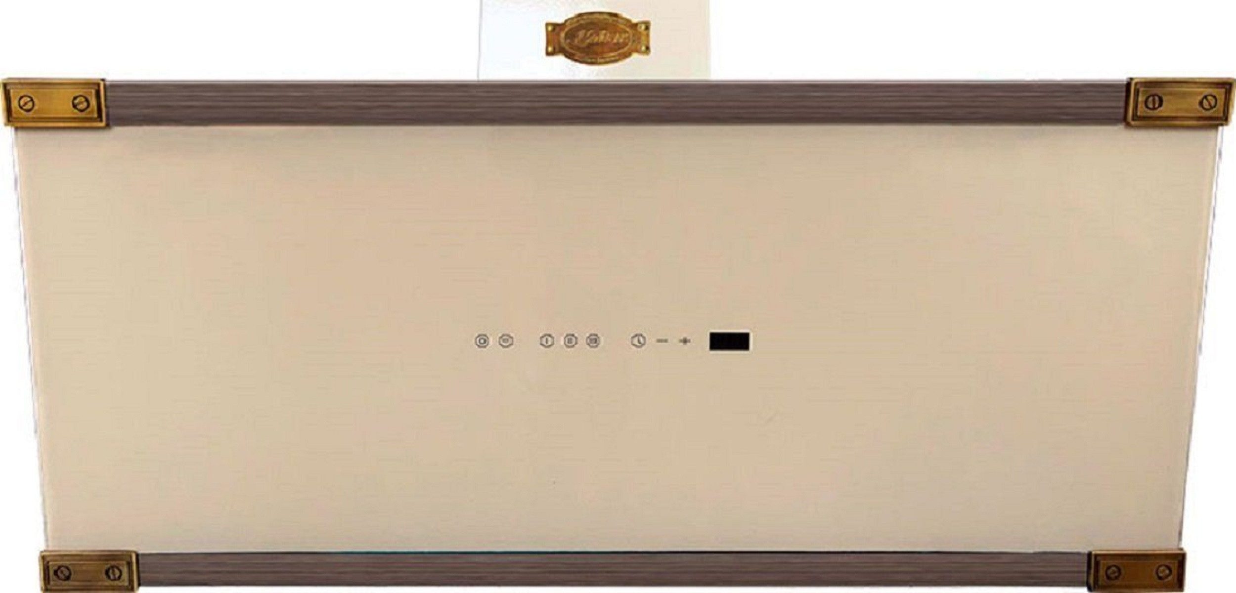 Kaiser Küchengeräte Wandhaube AT 9445 ElfAD Dunstabzugshaube kopffreihaube 90 cm 1250 m³/h AT 9445 ElfAD Dunstabzugshaube kopffreihaube 90 cm 1250 m³/h, Retro Design Dunstabzugshaube, Randabsaugung, TouchControl