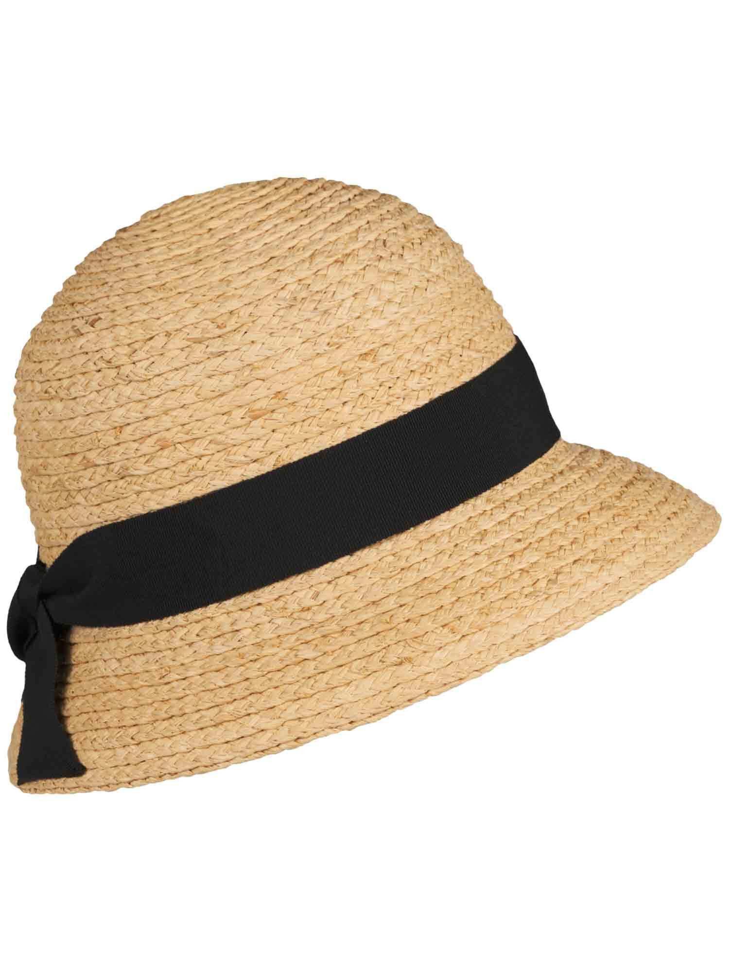 Loevenich Sonnenhut Lässiger Loevenich Strohhut aus Raffia geflochten