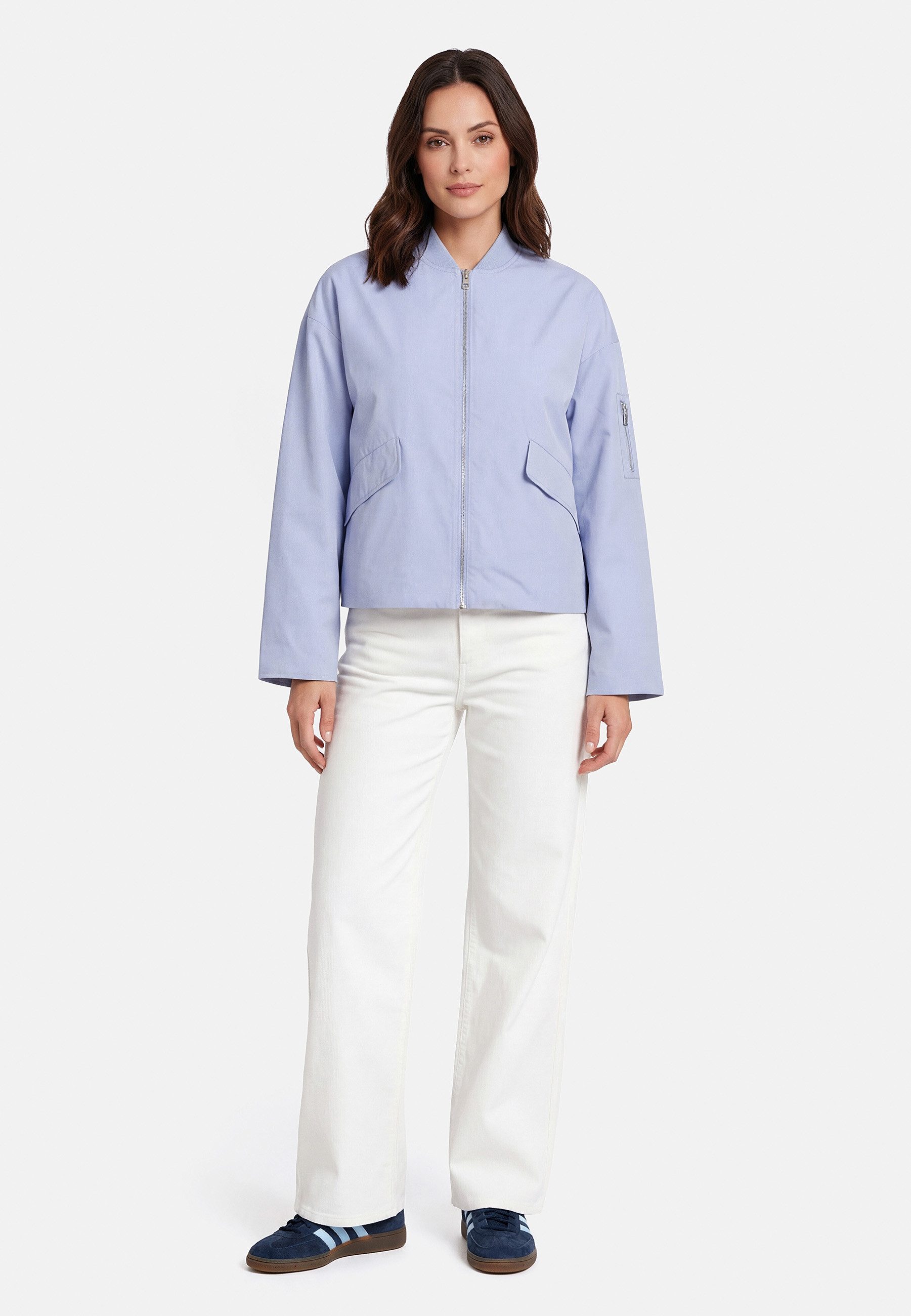 Manisa Kurzjacke Mit Ballonsaum