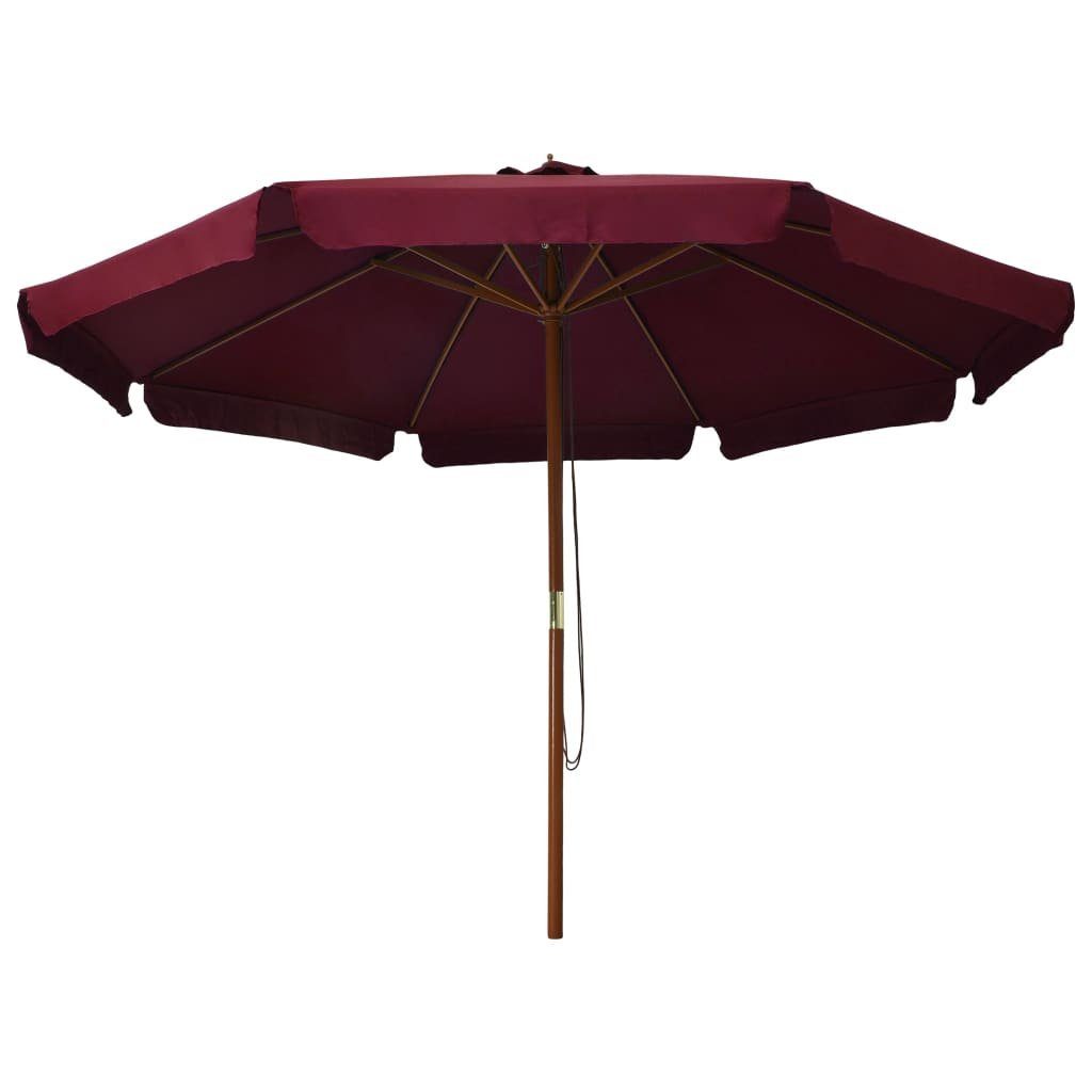 furnicato Sonnenschirm mit Holzmast 330 cm günstig online kaufen