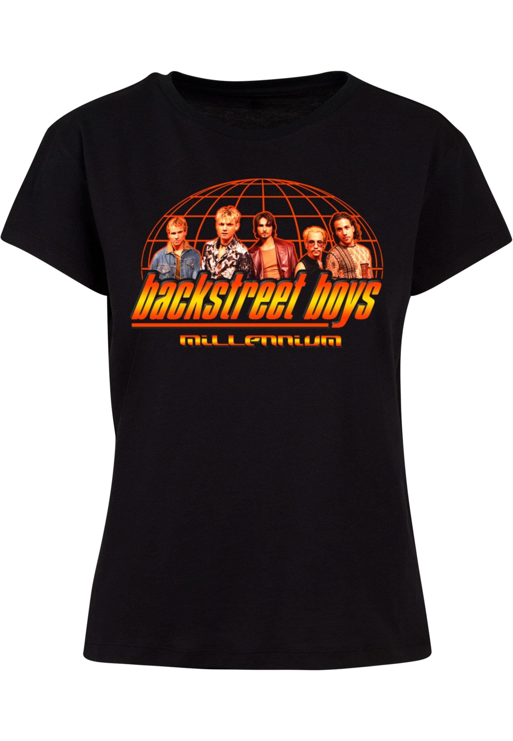 Merchcode T-Shirt Damen Ladies Backstreet Boys - Millenium Globe Box Tee (1- tlg)