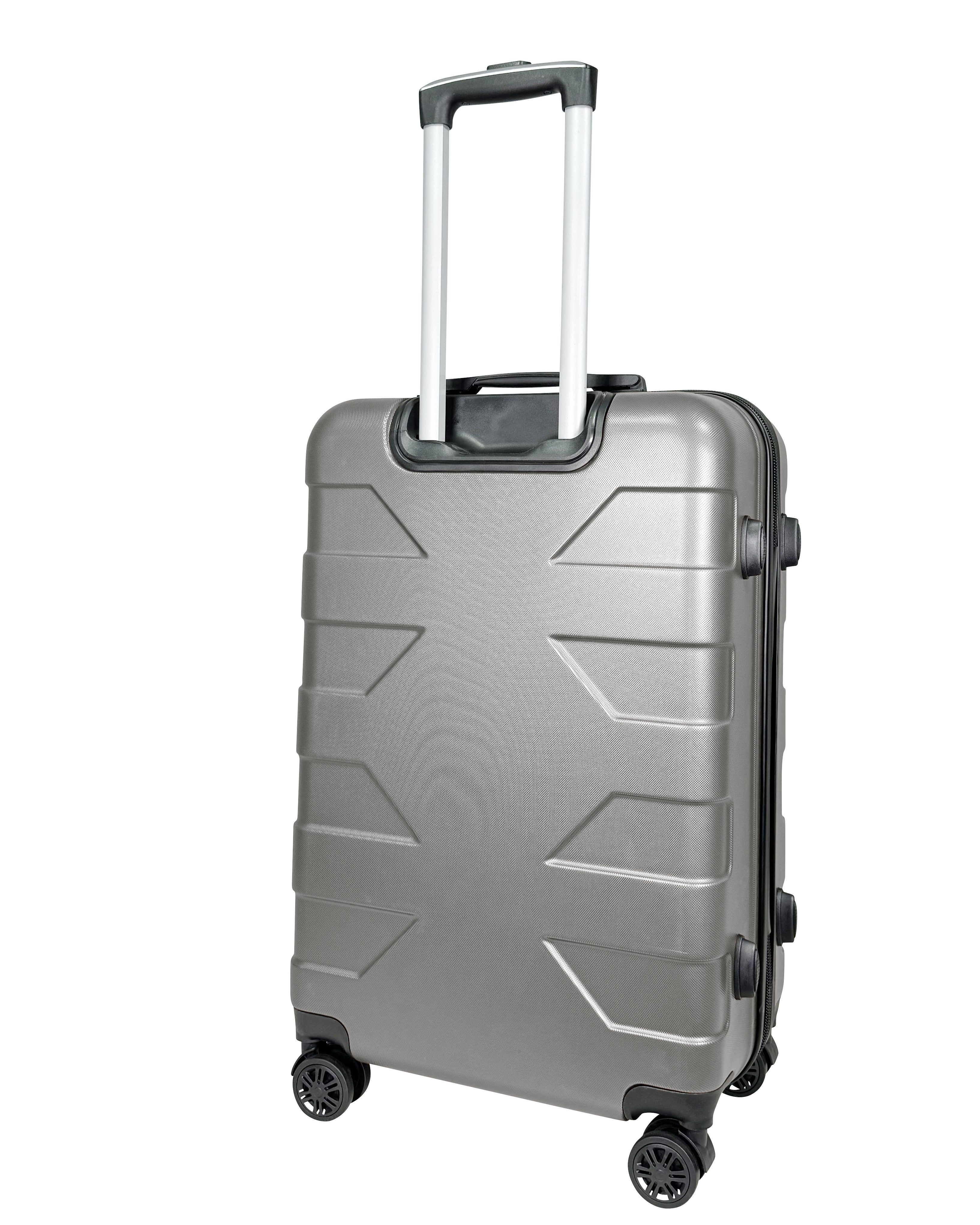 My Travel Bag Koffer Barcelona ABS Zwilllingsrollen Handgepäck Kofferset Trolley 3er Set