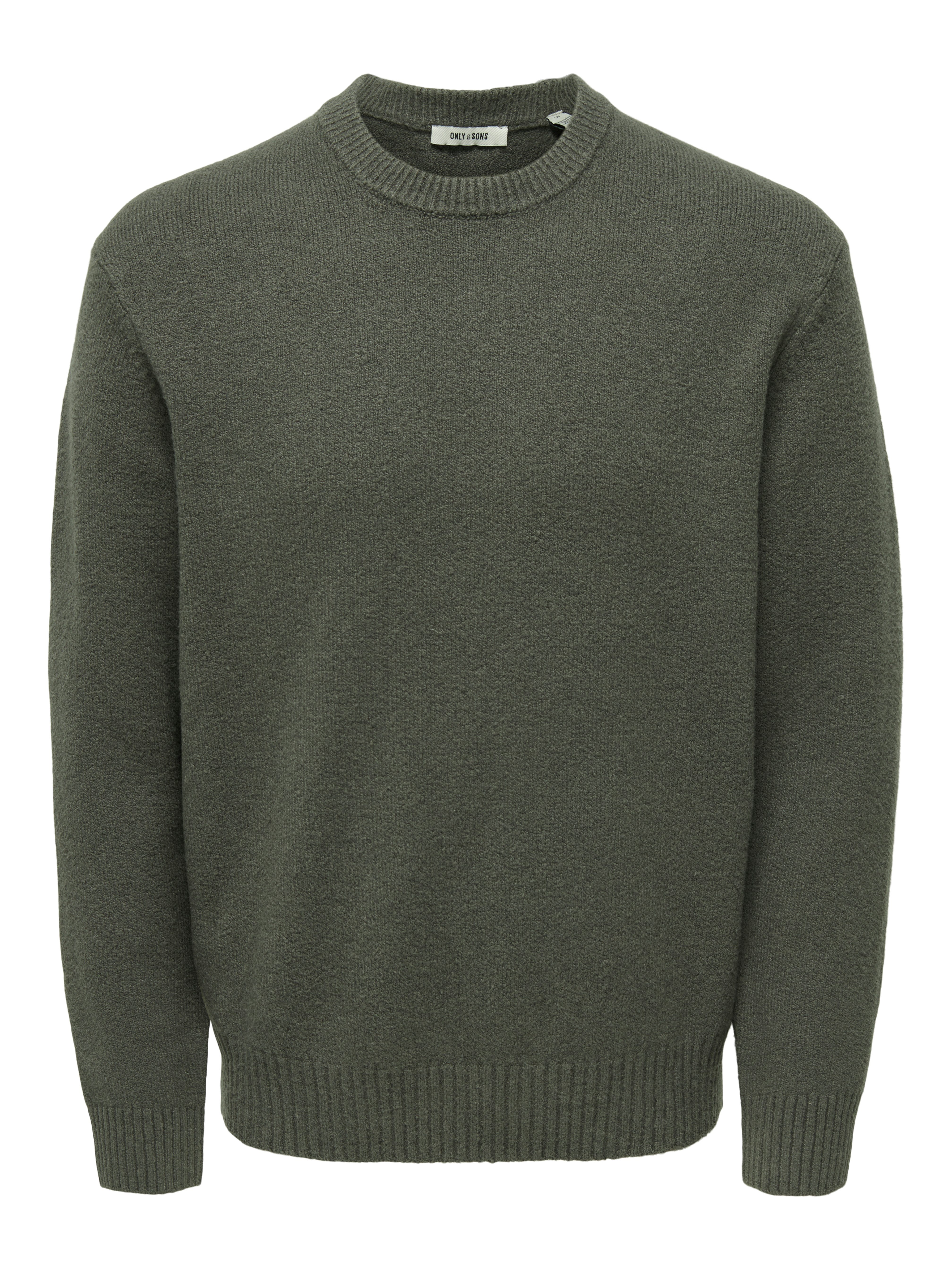 ONLY & SONS Rundhalspullover ONSJAMES RLX CREW KNIT Baumwollmischung, relaxed fit