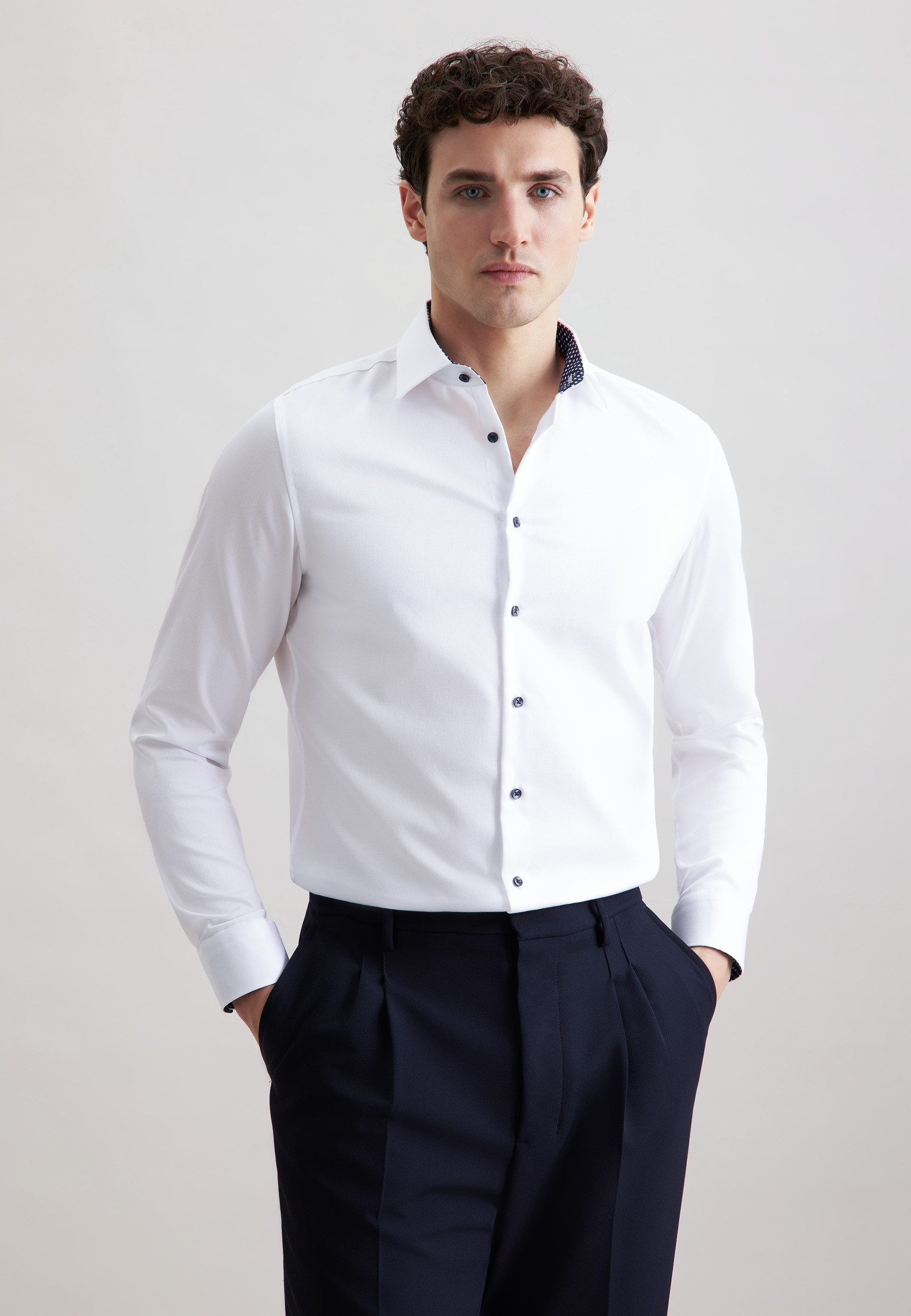 Businesshemd Schwarze Rose