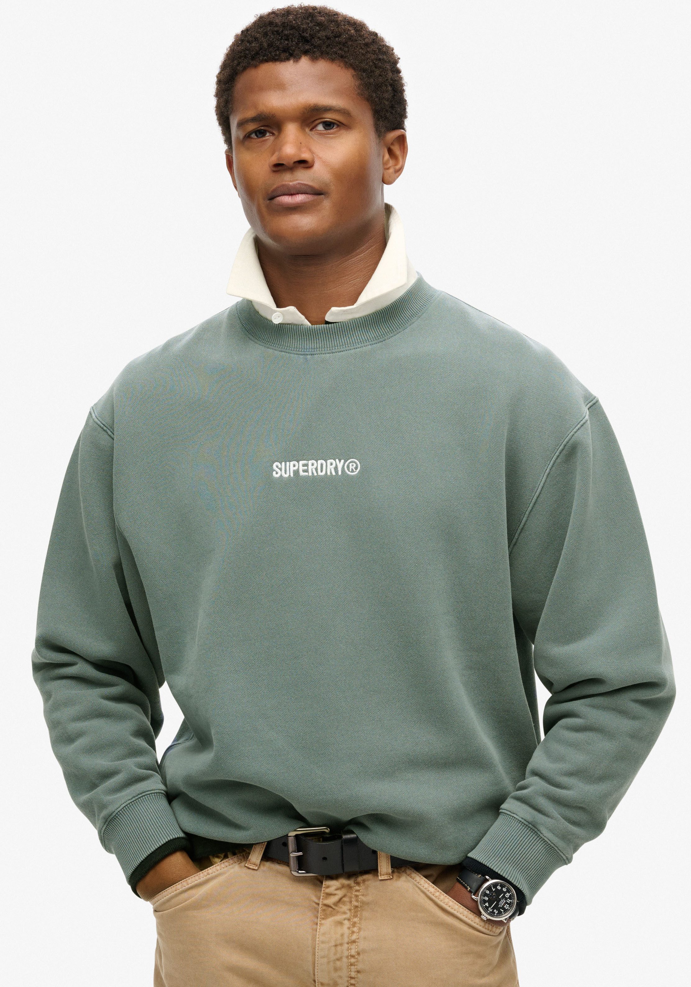 Superdry Sweatshirt MICRO LOGO GRAPHIC LOOSE günstig online kaufen