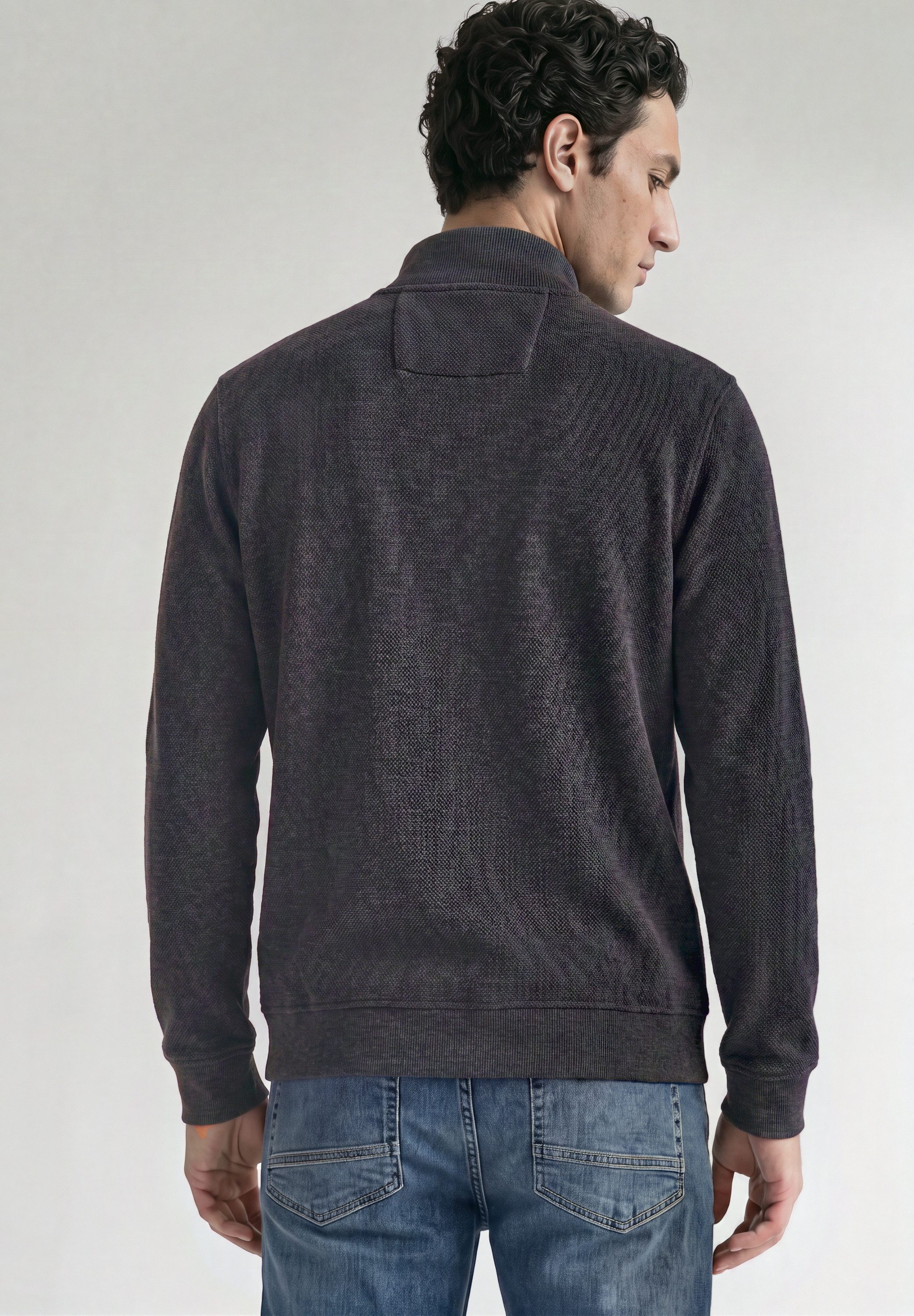 STREET ONE MEN Sweatshirt mit Stehkragen – Bild 2 von 5