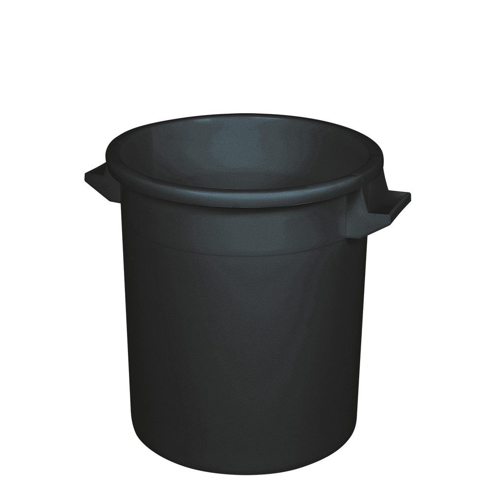 BRB-Lagertechnik Regentonne Rundtonne, 35 Liter, Ø oben/unten 390/315 mm, Höhe 415 mm, Hygienisch, stabil, stapelbar, vielseitig