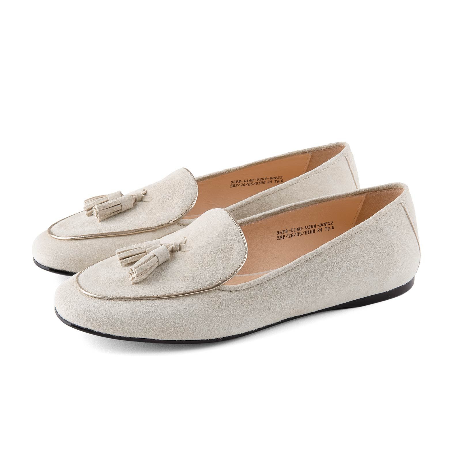 GosiaK. "Marylin" Loafer aus echtem Wildleder, produziert in EU