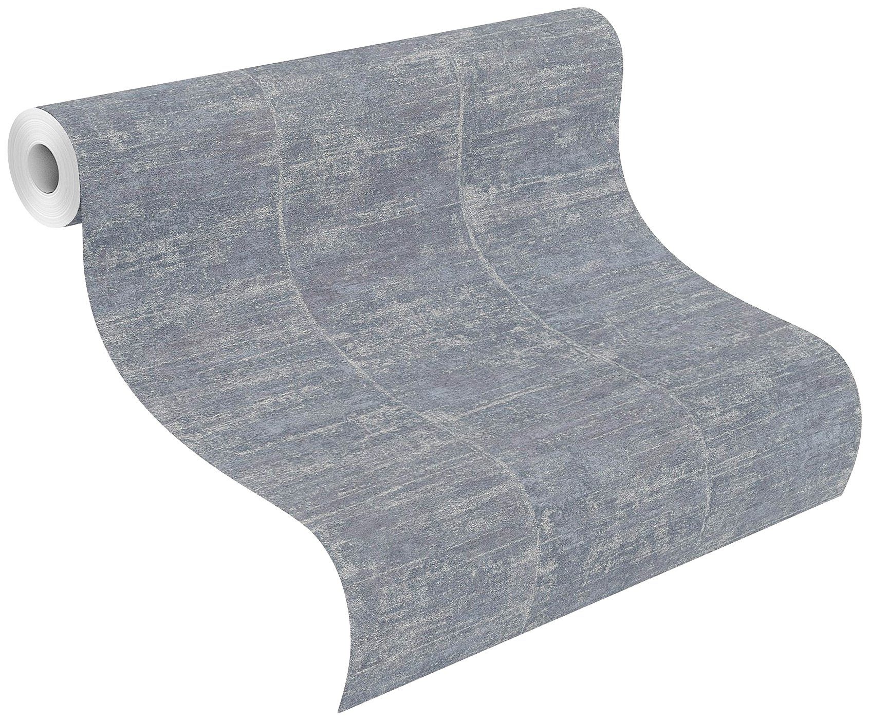 Rasch Vliestapete Linares, einfarbig, gestreift, (1 St), gut lichtbeständig, hochwaschbeständig