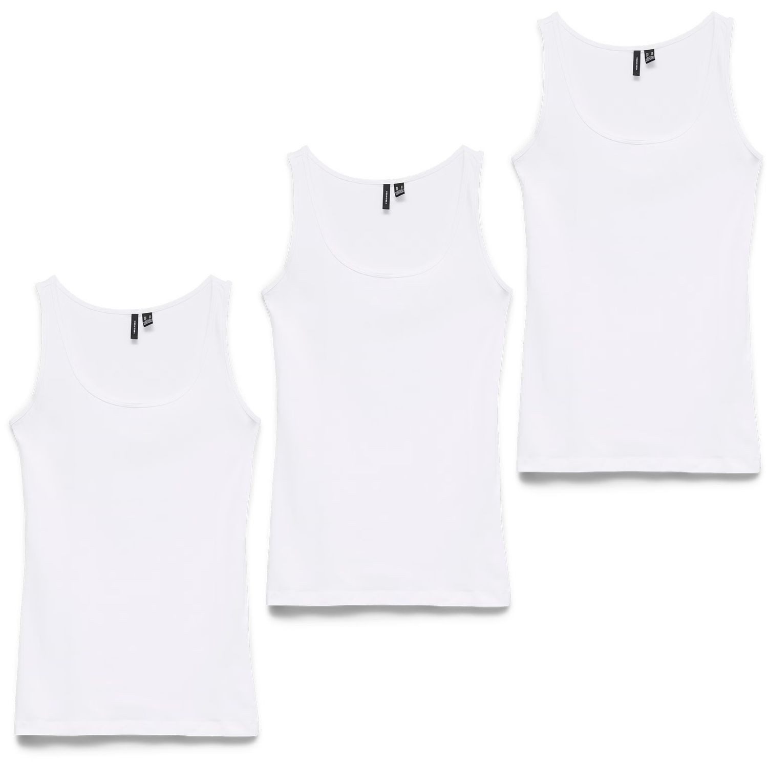Vero Moda Trägertop VMLulu (Set) extra lang + hochwertig im 3er SPARPACK