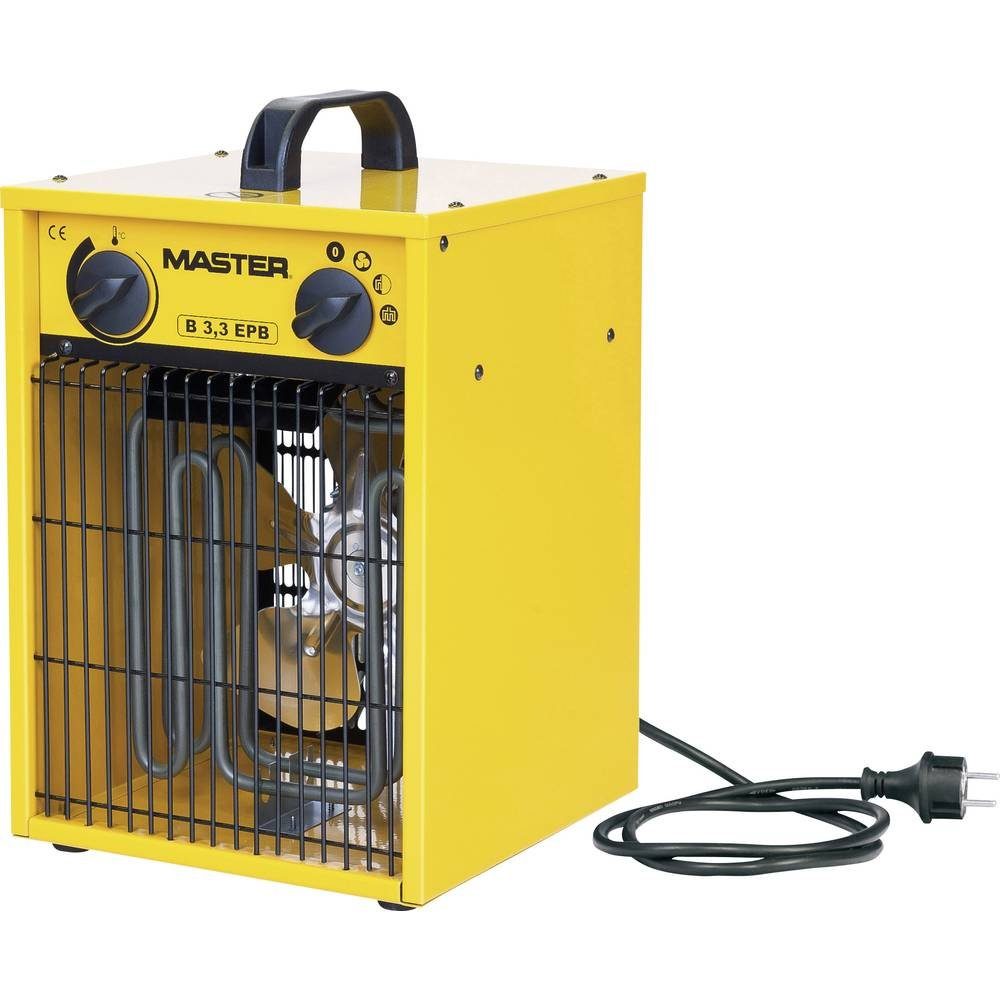 Master Klimatechnik Heizgerät Elektrisches Heizgerät Master B 3.3 EPB B-3IT, Kaltluft, Integriertes Thermostat, Überhitzungsschutz