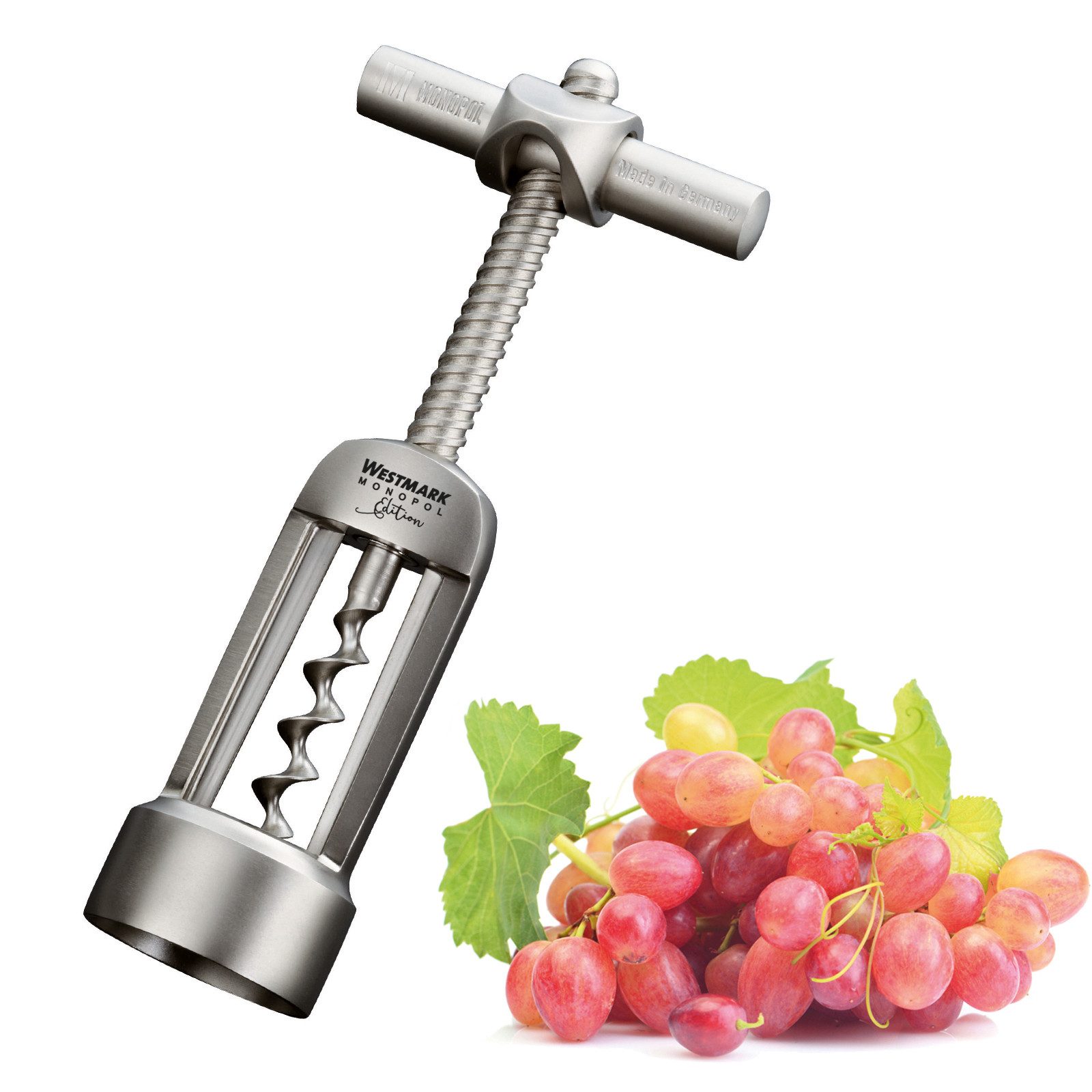 Korkenzieher Glockenkorkenzieher »BAROLO« Monopol, edelmattiert - #6255-3380