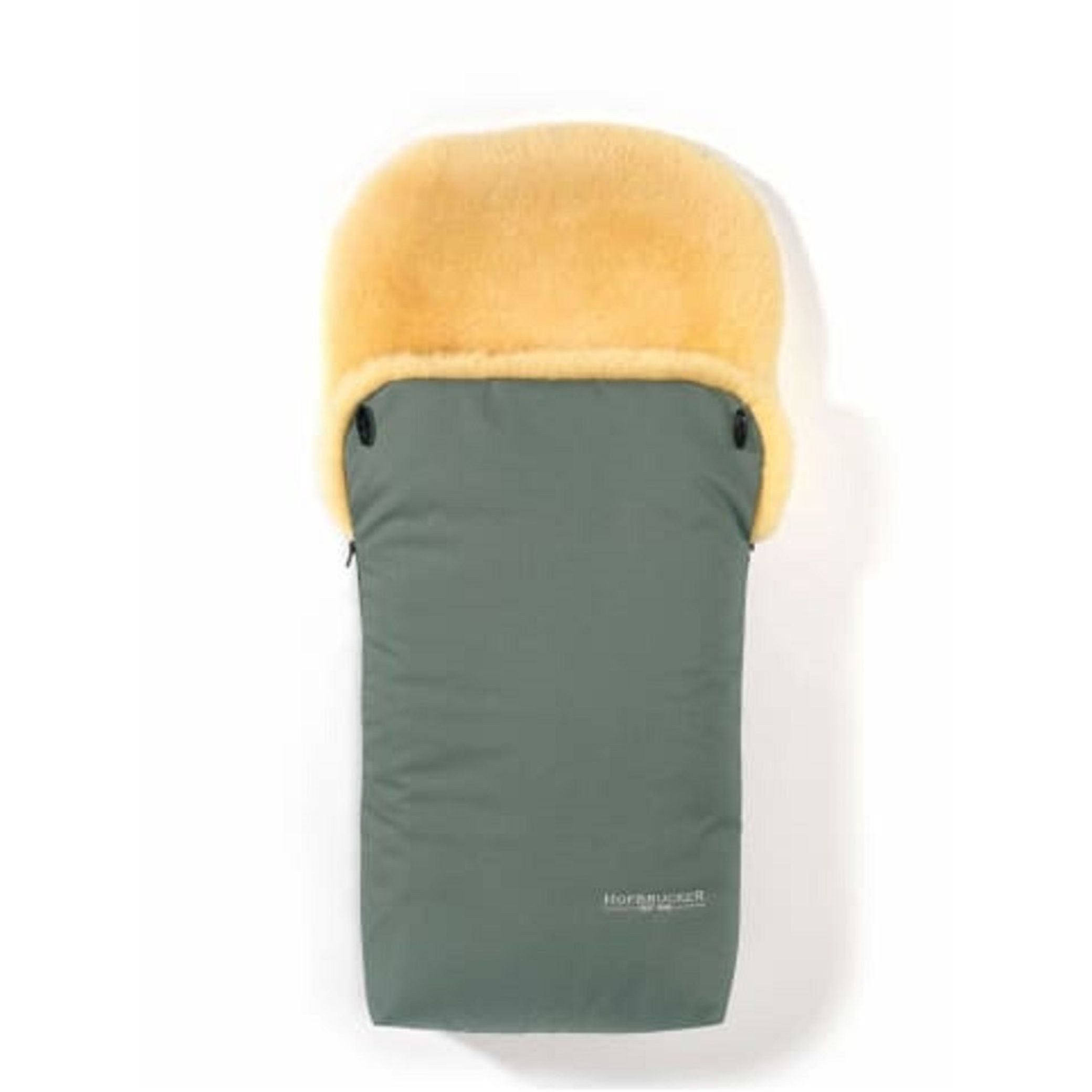 Hofbrucker seit 1948 Fußsack Lammfell-Fußsack Putzi für Kinderwagen und Buggy, warmer Winterfußsack mit echtem Lammfell wasserabweisend und