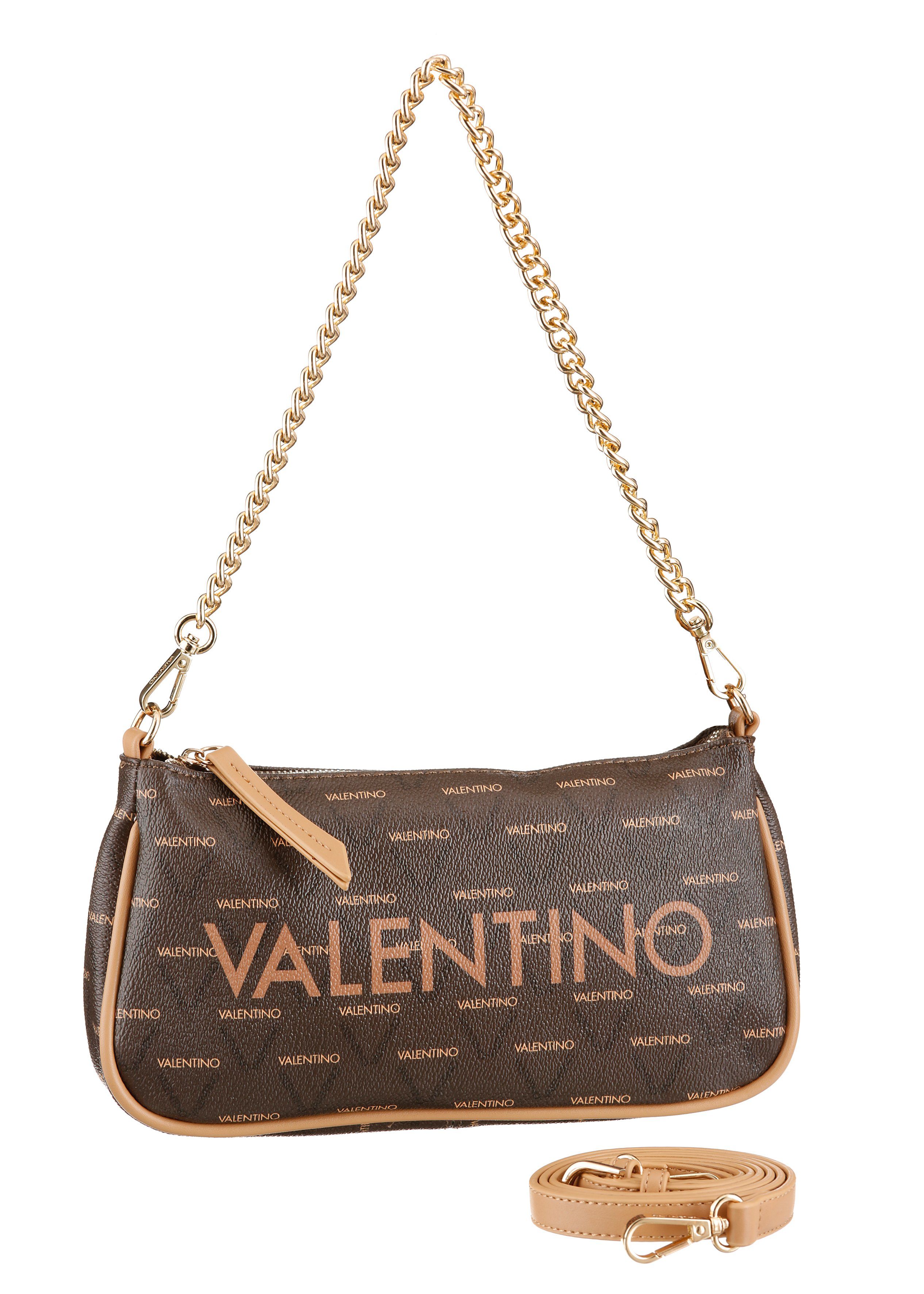 VALENTINO BAGS Mini Bag LIUTO, mit auffäligem Label-Druck und trendigem  Kettenhenkel