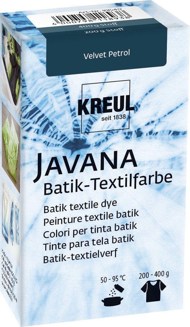 Textilfarbe Kreul Javana Batik-Textilfarbe Velvet Petrol, 70 g