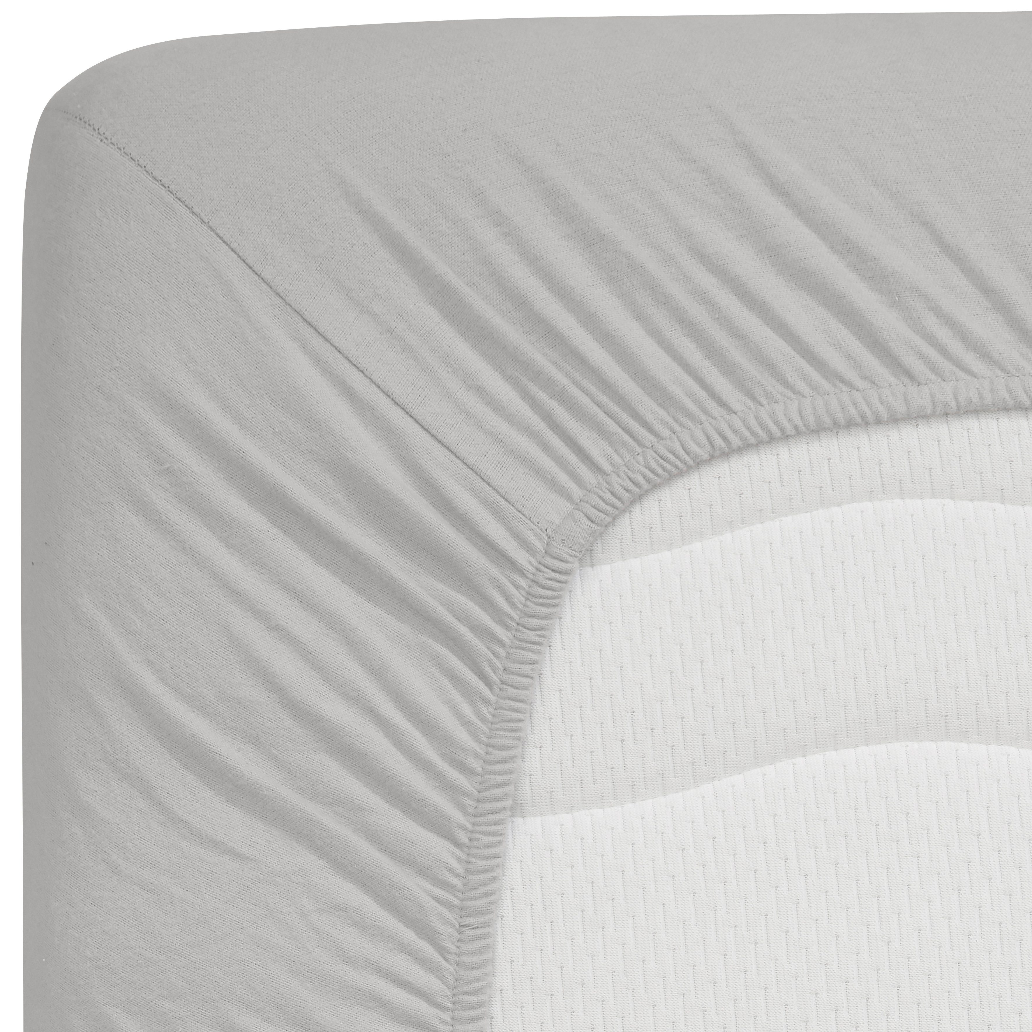 OTTO home Spannbettlaken Cremona, Basic & Premium Qualität mit Elasthan, Jersey (145 g/m), Gummizug: rundum, (1 Stück), Bettlaken für Matratzen von 20-25 cm Höh – Bild 5 von 5