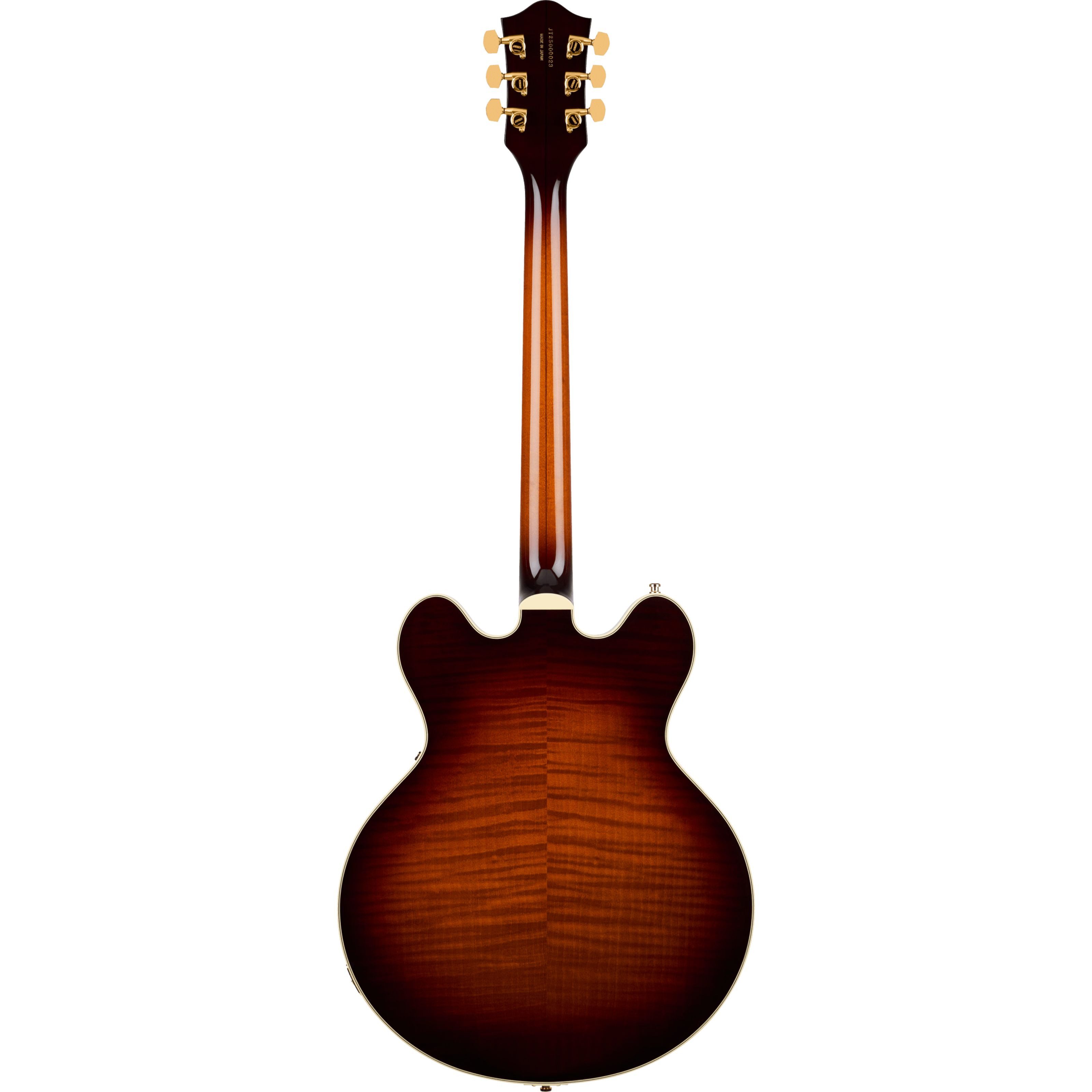 Gretsch Halbakustik-Gitarre, Halb-Akustik Gitarren, Semi Hollow-Modelle, Broadkaster LX Figured Center Block with String-Thru Bigsby GHW