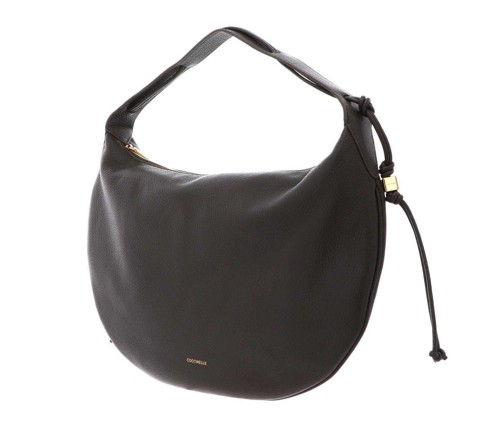 COCCINELLE Schultertasche Shoulder Bag Grained Leather, aus echtem Rindsleder
