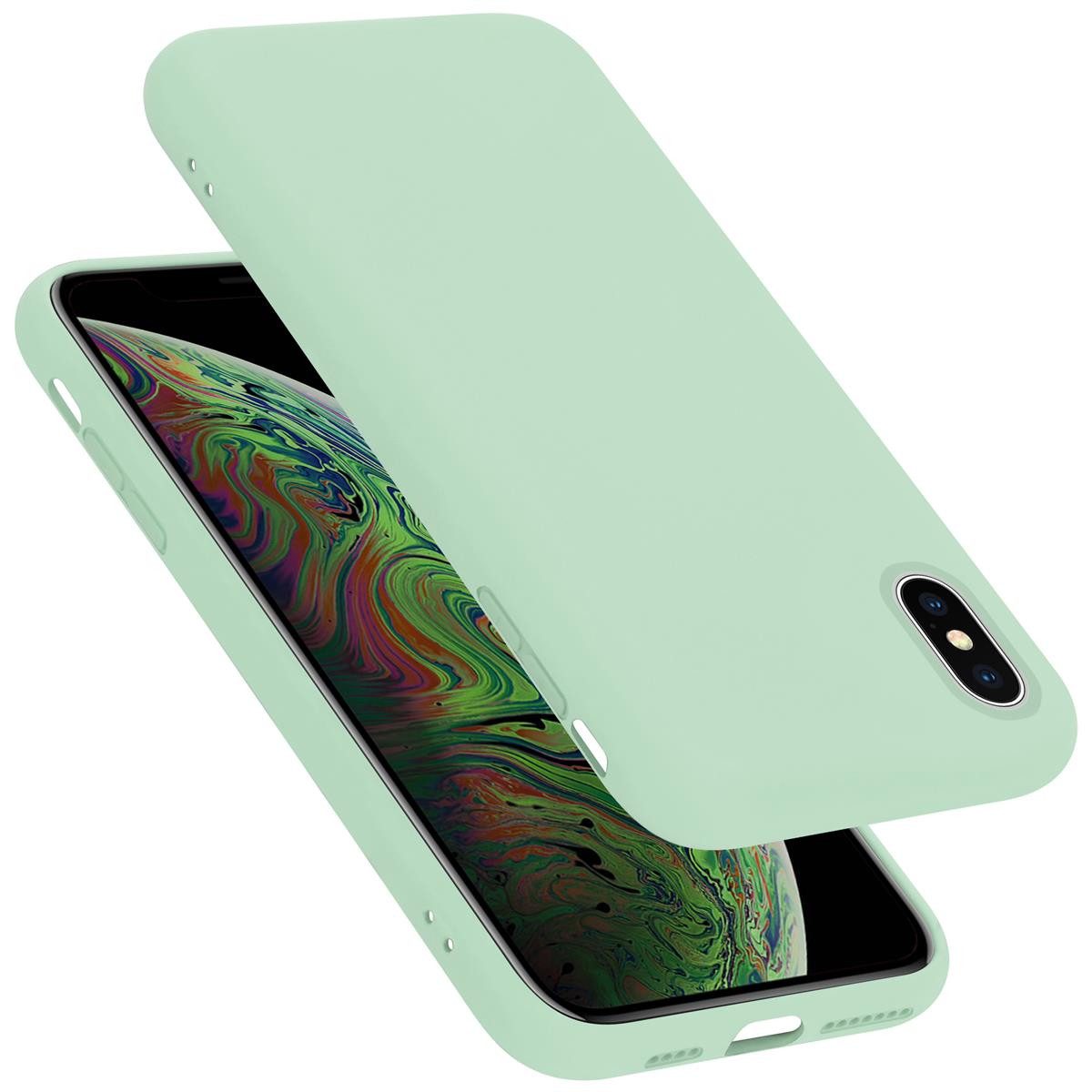 Cadorabo Handyhülle für iPhone XS MAX Hülle Apple iPhone XS MAX, Flexible Hülle TPU Silikon Schutzhülle Back Cover Case