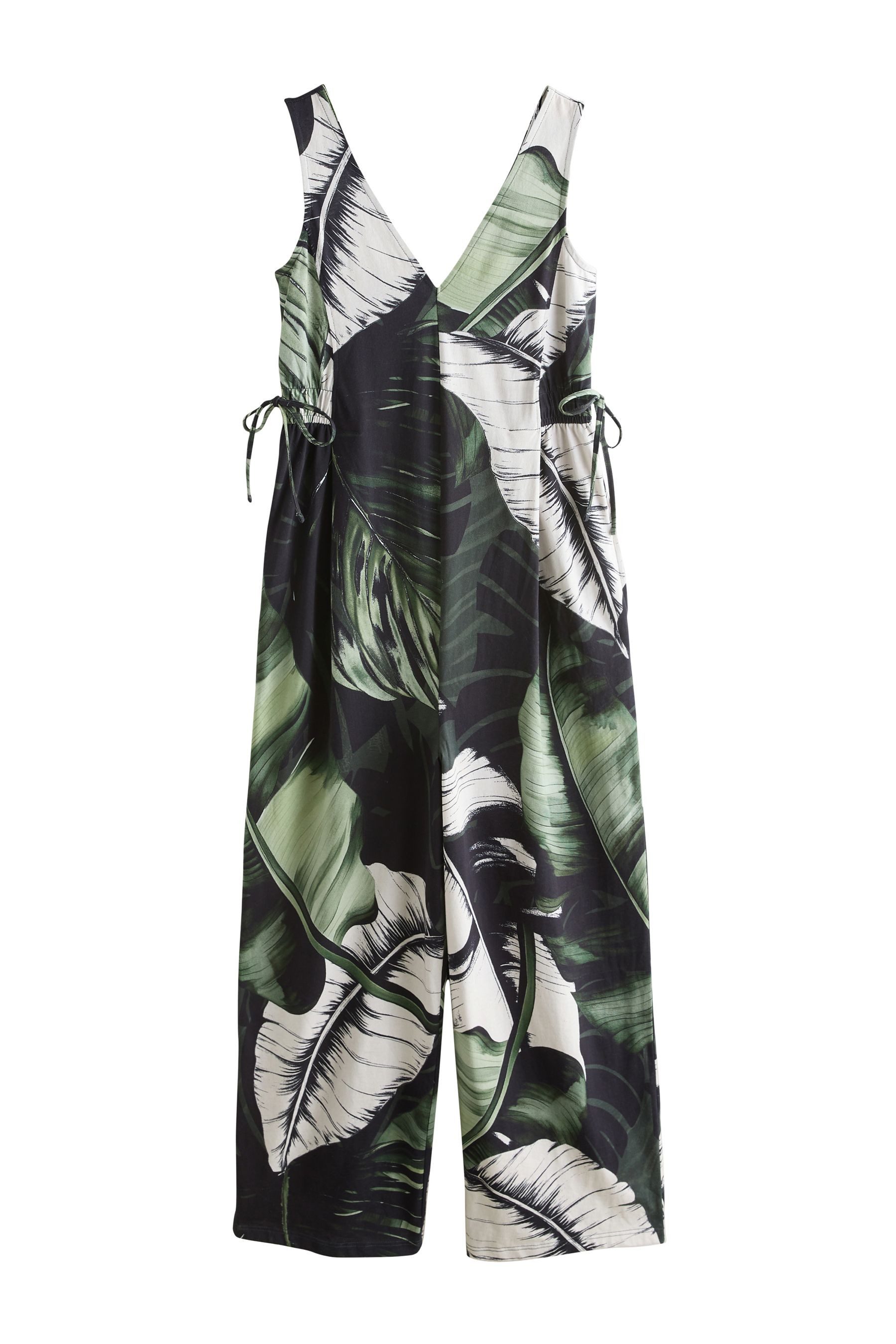 Next Jumpsuit Jersey-Jumpsuit mit V-Ausschnitt (1-tlg)