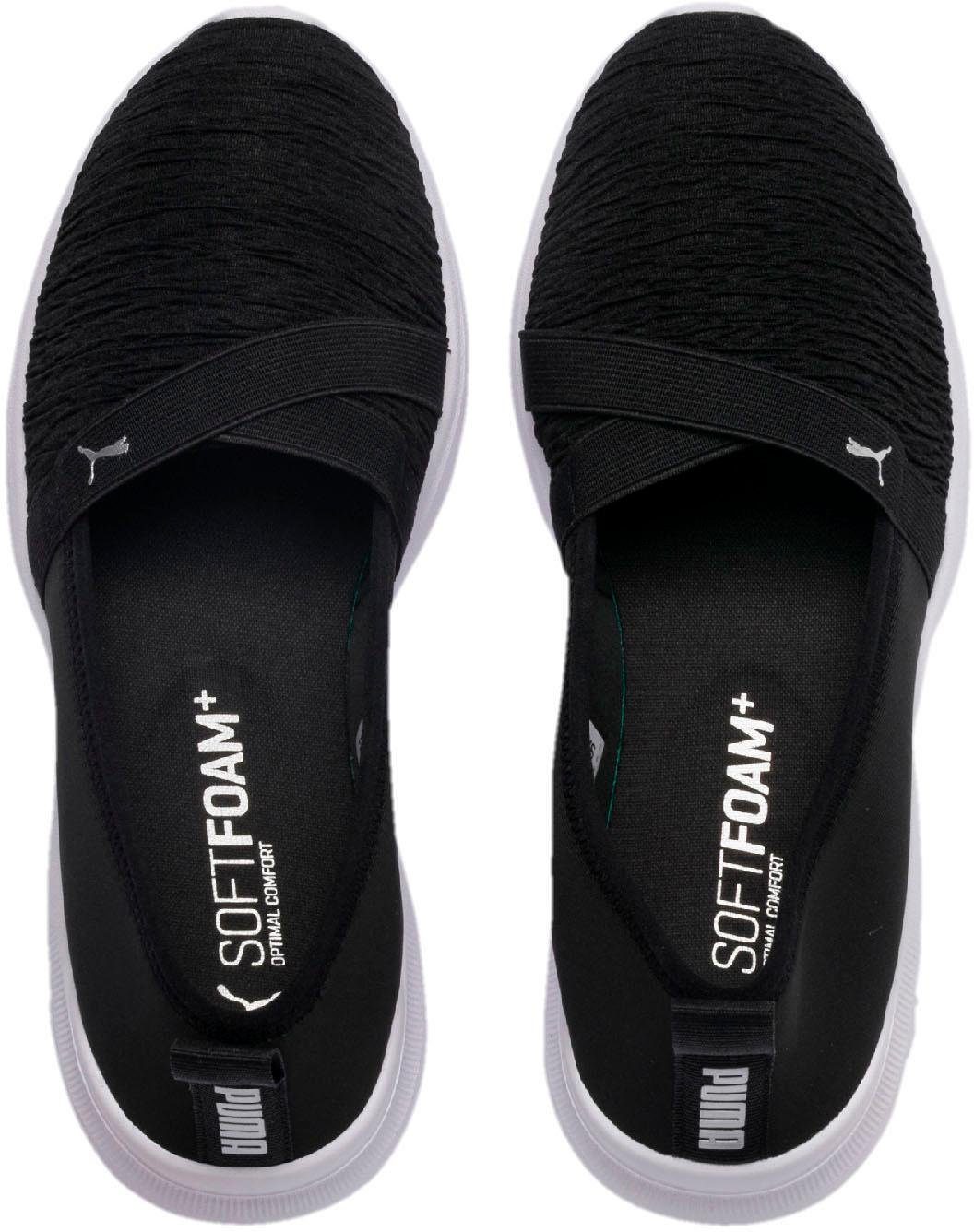 PUMA schwarz-schwarz leichten Ballerinas für Adelina Einstieg Sneaker