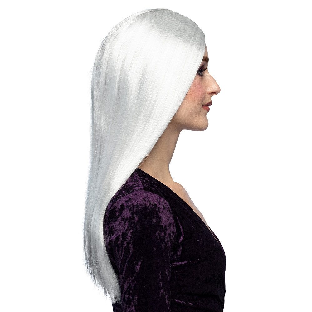 Boland Kostüm-Perücke Perücke 'Hexe Aurora' für Damen, Weiß