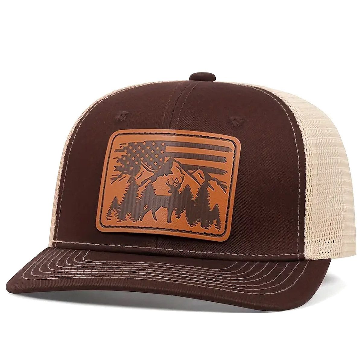 Sporty Trucker Cap U.S.A. Wood USA günstig online kaufen