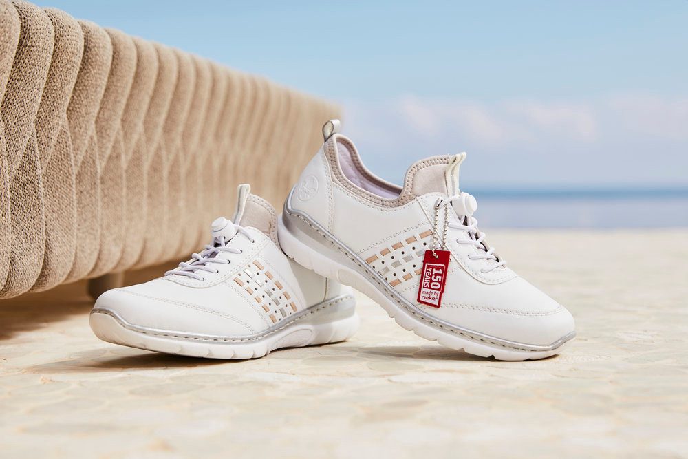 Rieker Slip-On Sneaker Slipper, Schlupfschuh, Freizeitschuh 150 Jahre RIEKER Jubiläumsartikel