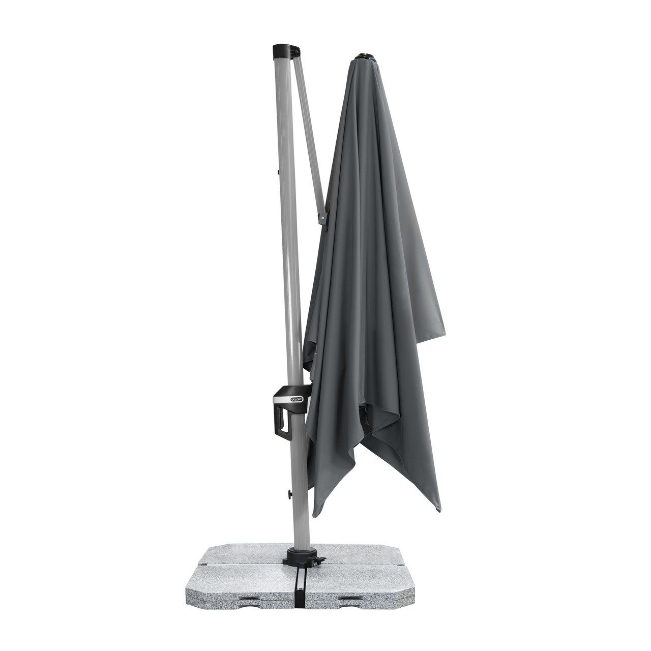 doppler® Ampelschirm Doppler Active II Ampelschirm 350 x 260 cm Anthrazit 840 mit