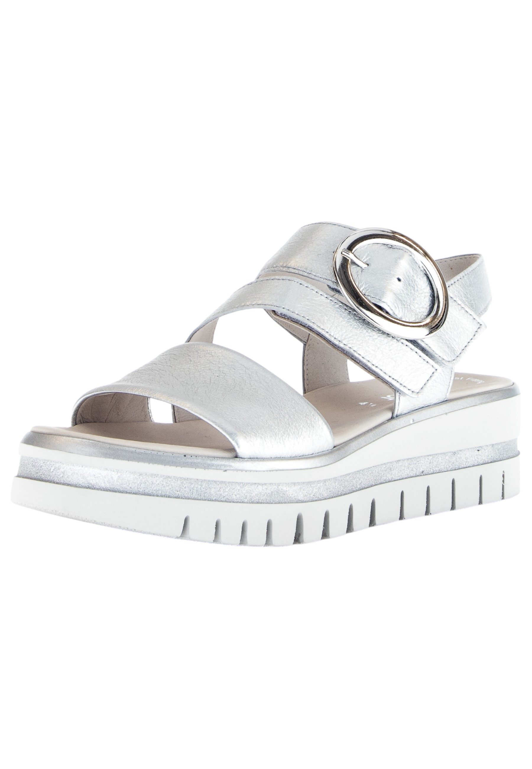 Gabor 64.627 61 Silber Sandale günstig online kaufen
