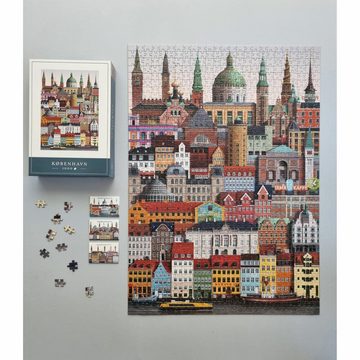 Martin Schwartz Puzzle Kopenhagen / København 50 x 70 cm, 1000 Puzzleteile